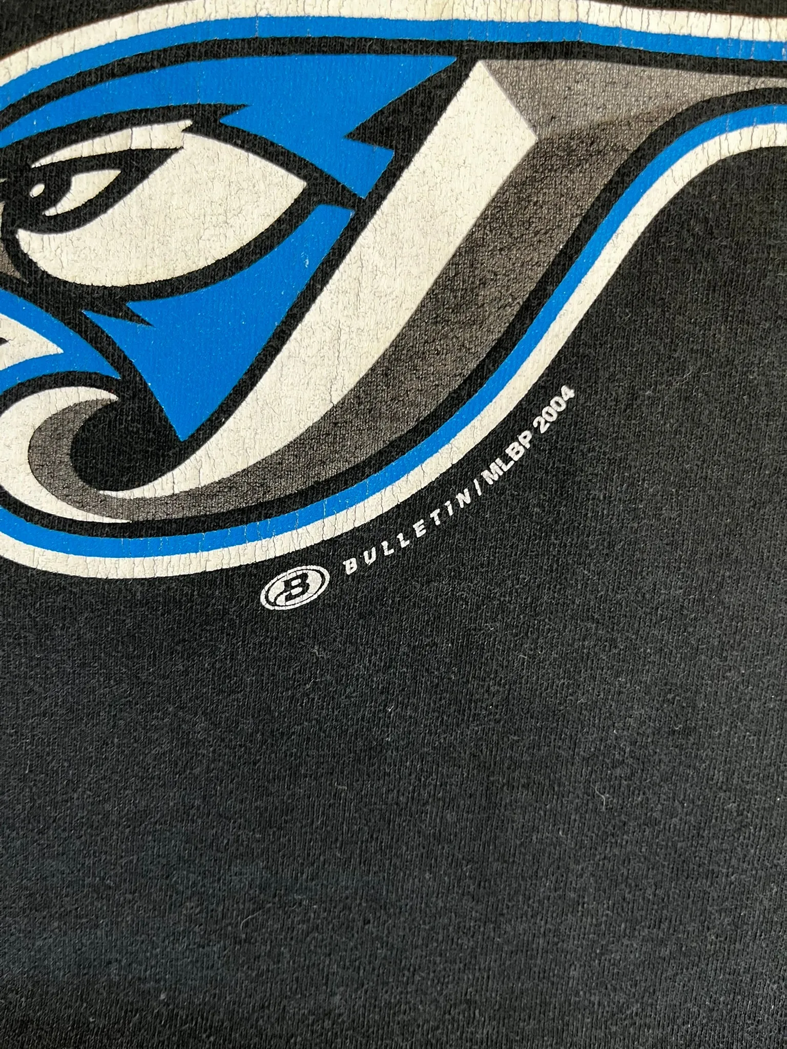 D- Vintage 2004 Toronto Blue Jays MLB Bulletin Logo Ringer Tee sold by HG Vintage product image thumbnail 4