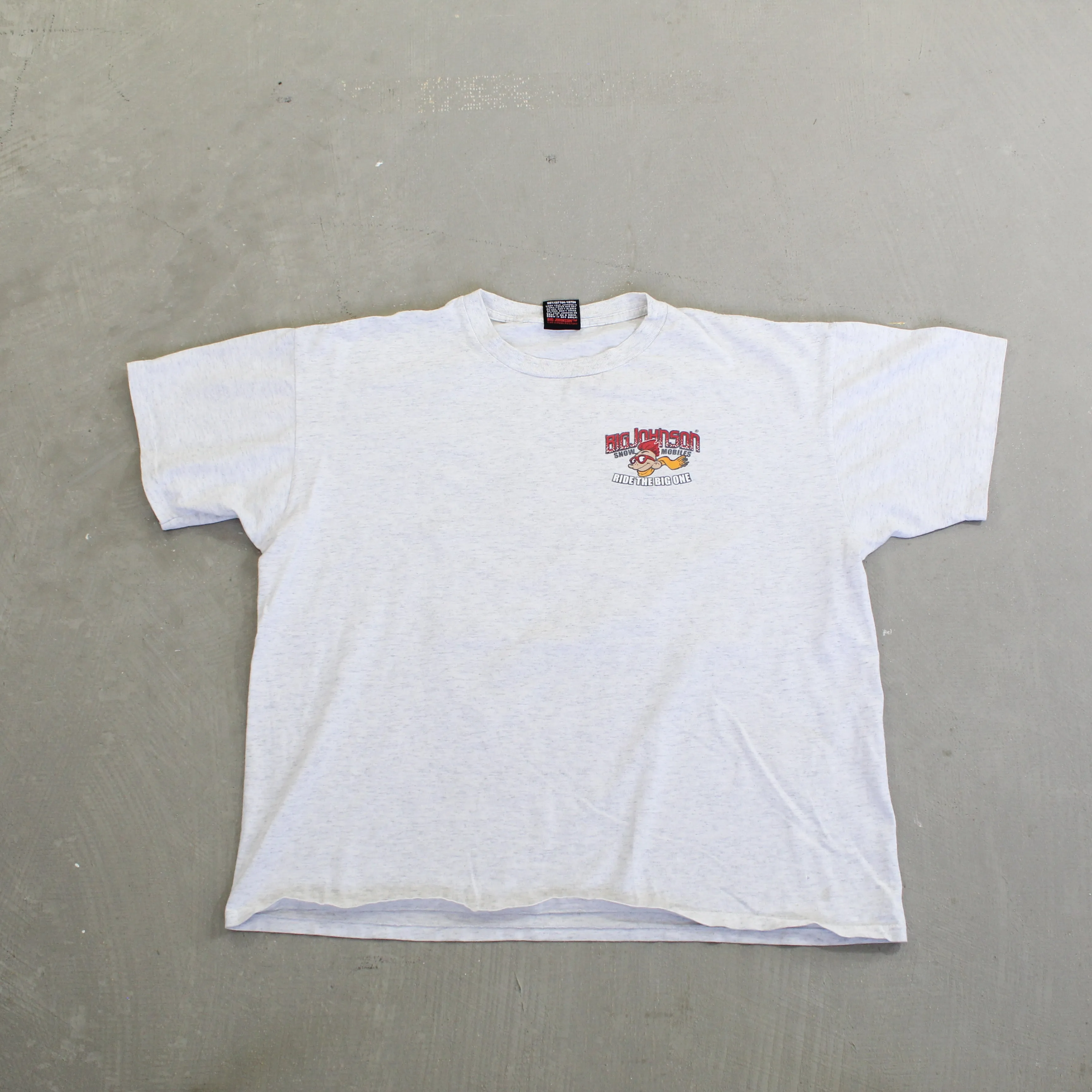 D- Vintage 2003 Big Johnson Snow Mobiles Graphic Single Stitch Tee sold by HG Vintage