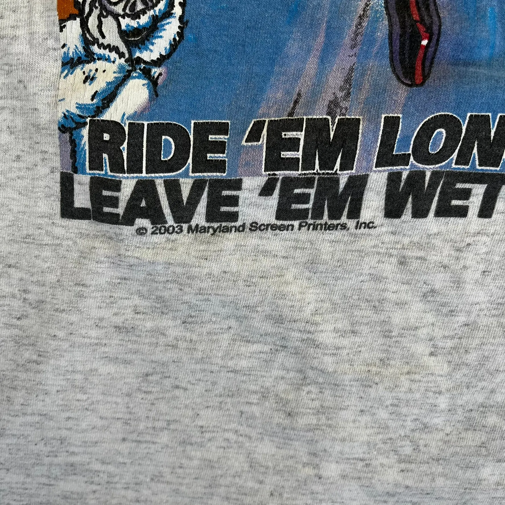 D- Vintage 2003 Big Johnson Snow Mobiles Graphic Single Stitch Tee sold by HG Vintage product image thumbnail 5