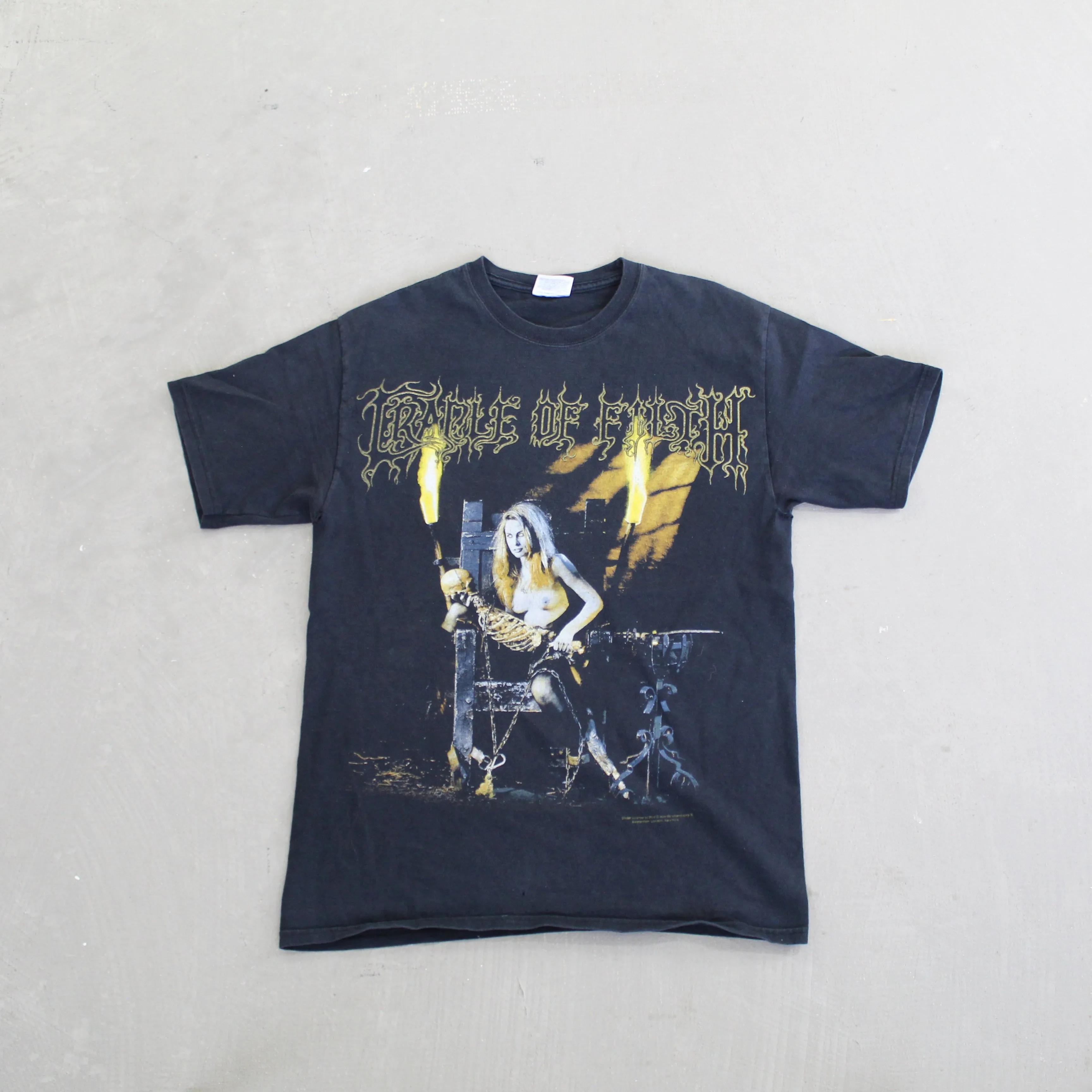 D- Vintage 1997 Cradle Of Filth Dead Girls Don't Say No Graphic Tee sold by HG Vintage