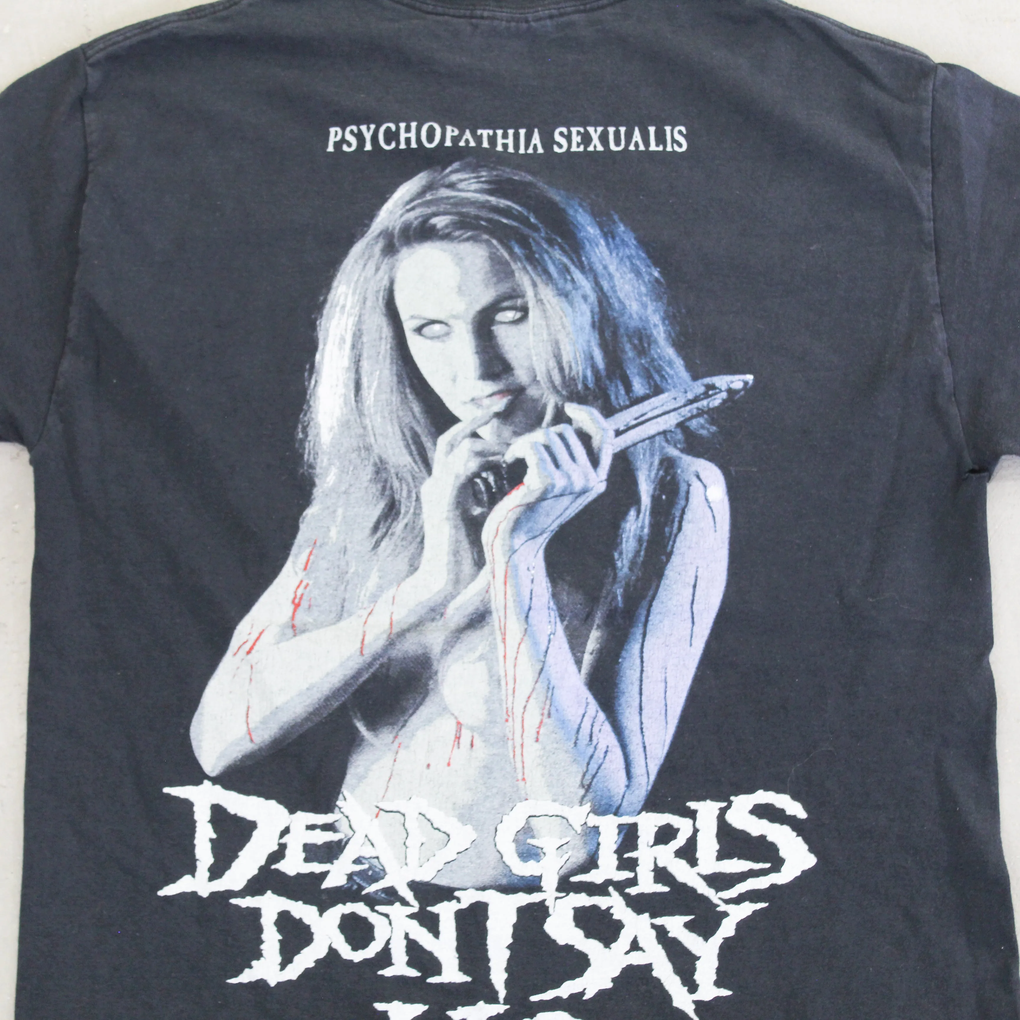 D- Vintage 1997 Cradle Of Filth Dead Girls Don't Say No Graphic Tee sold by HG Vintage product image thumbnail 5