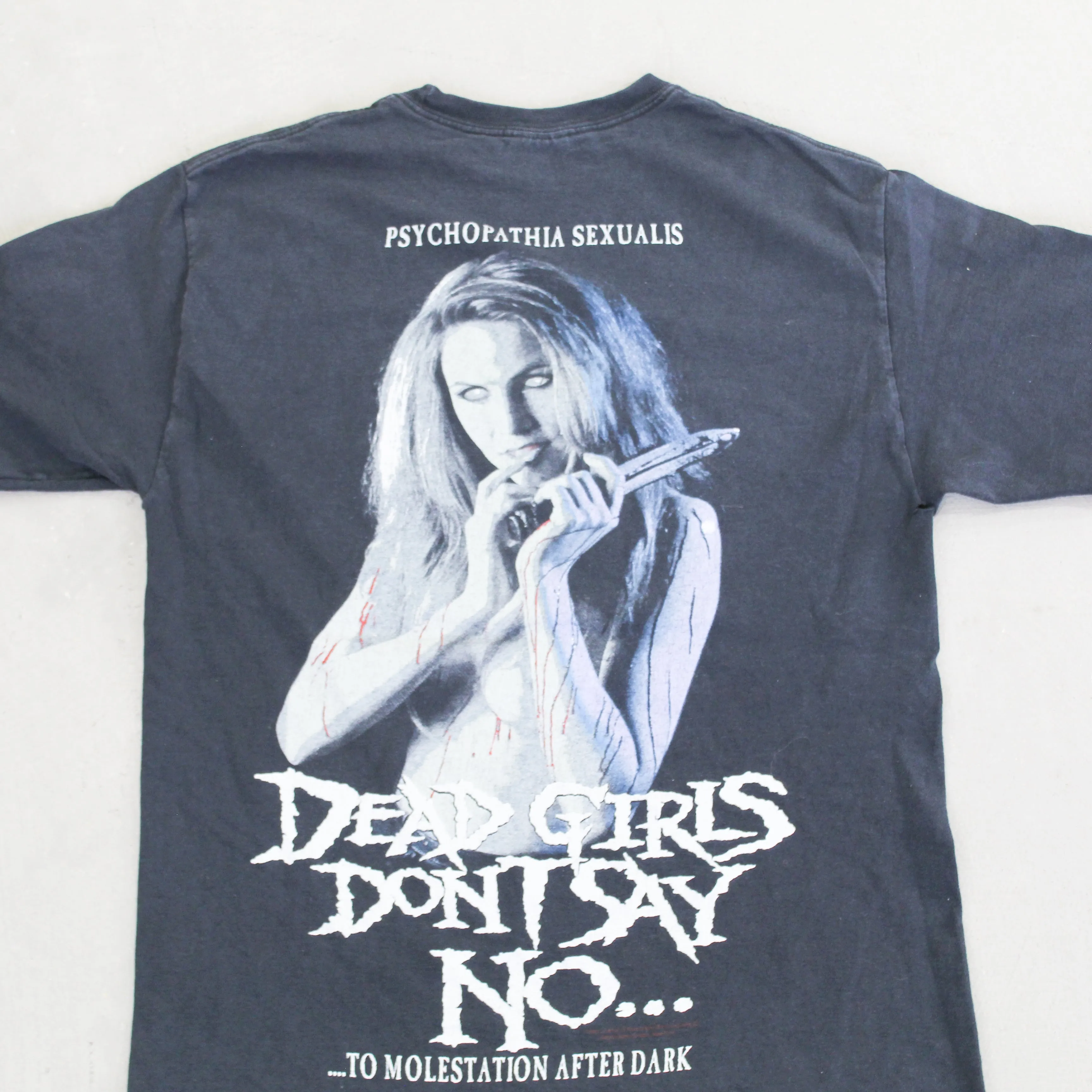 D- Vintage 1997 Cradle Of Filth Dead Girls Don't Say No Graphic Tee sold by HG Vintage product image thumbnail 4