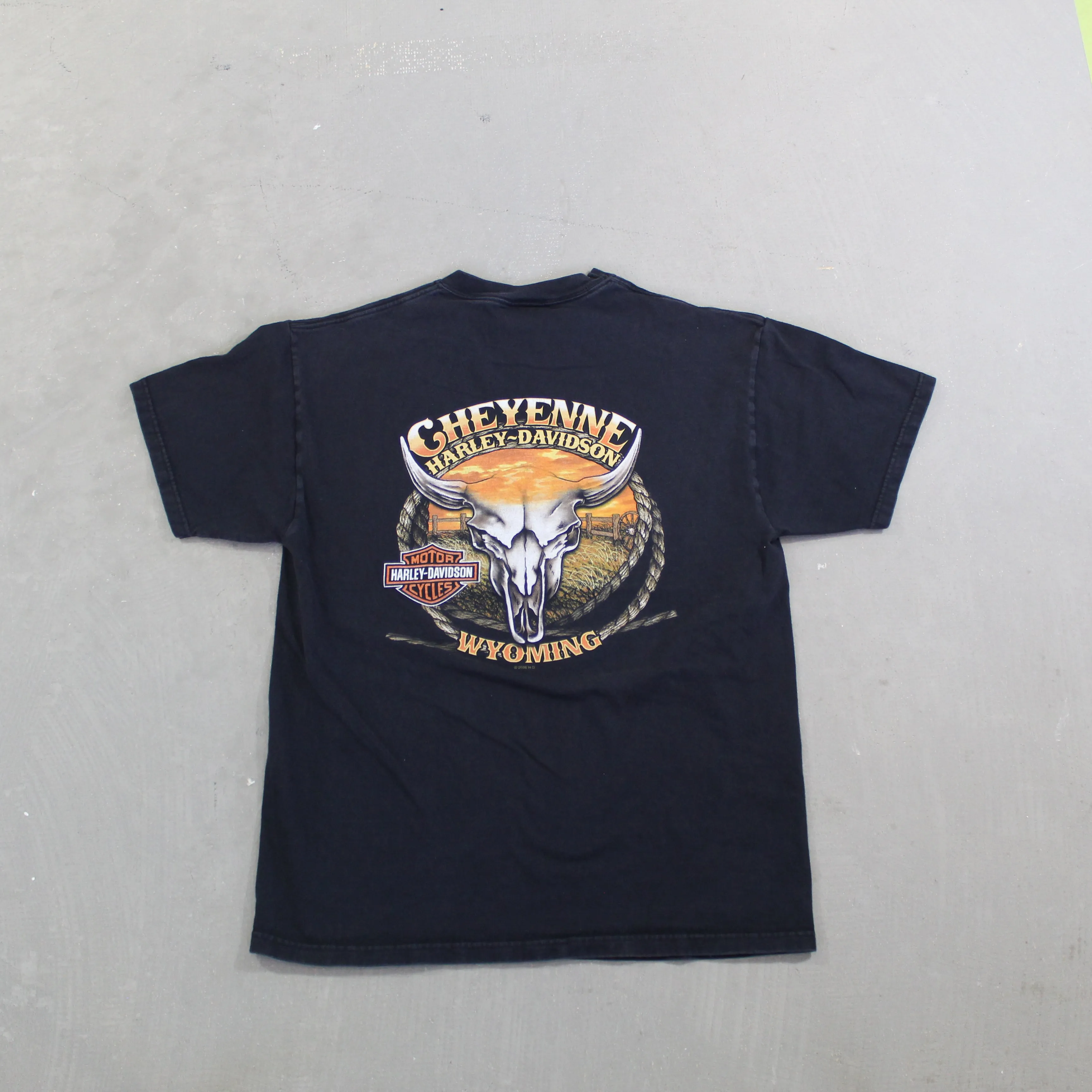 D- Vintage 2007 Harley Davidson Cheyenne Wyoming Tee sold by HG Vintage product image thumbnail 3