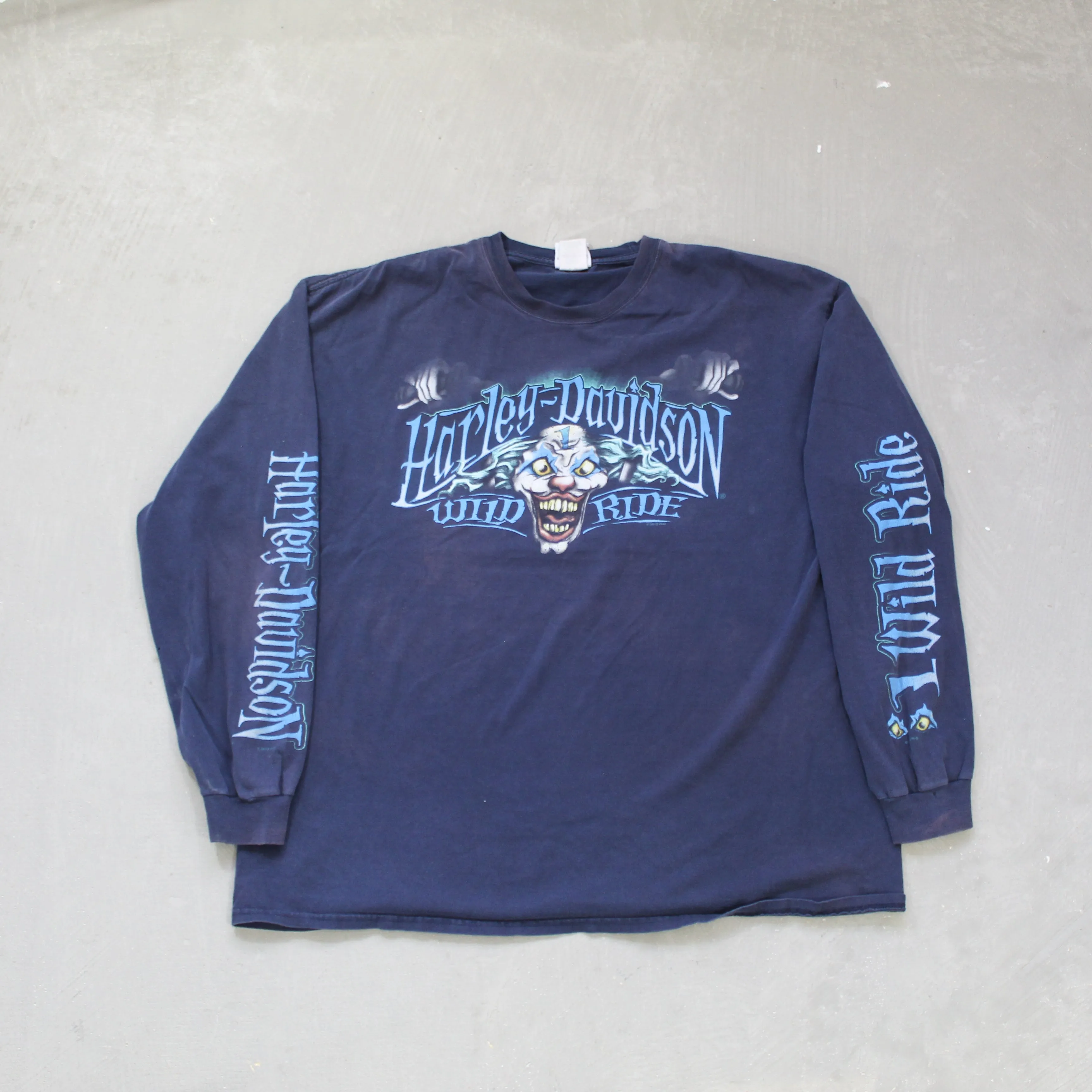 D- 2012 Harley Davidson London Ontario Joker Long Sleeve Tee sold by HG Vintage