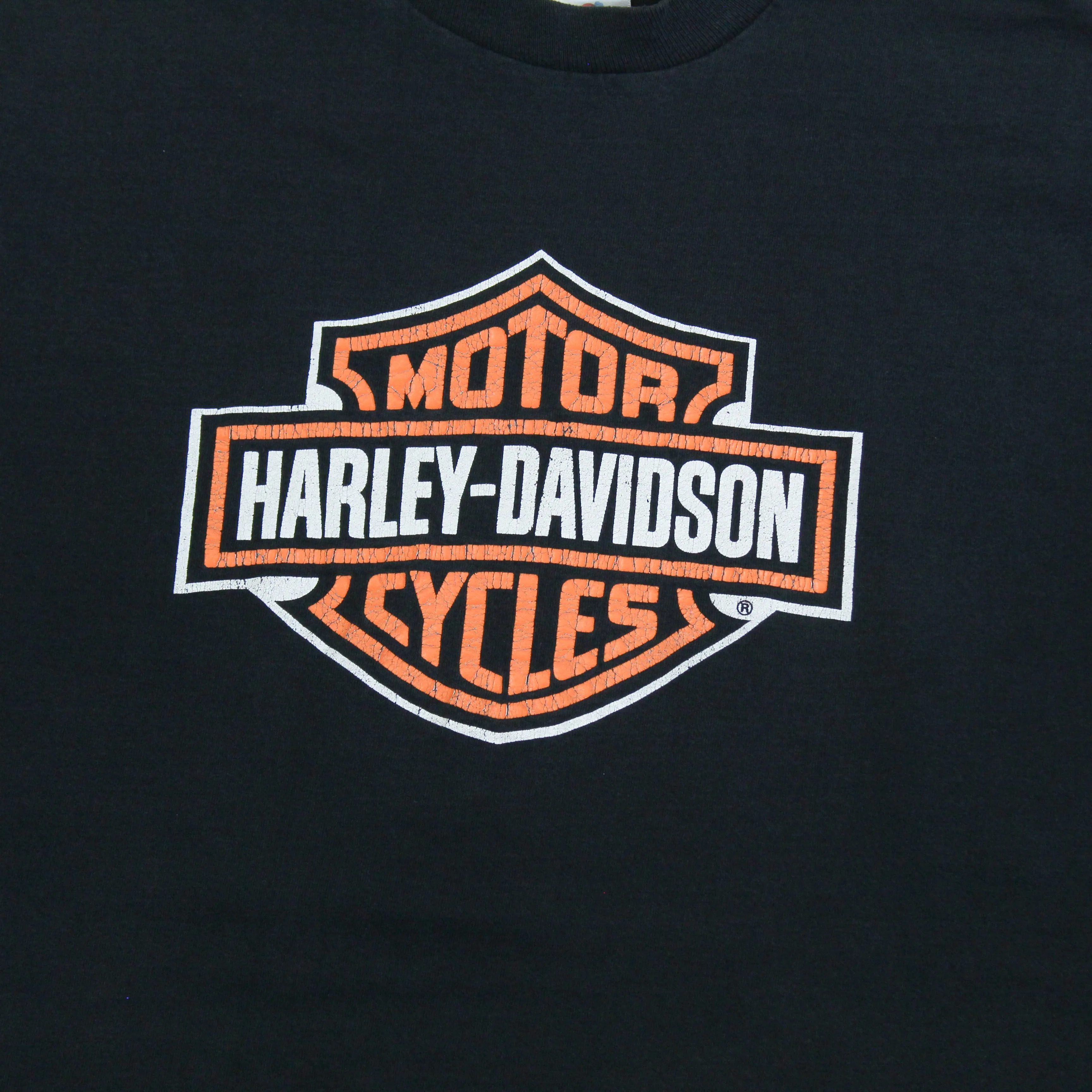 D- Vintage Harley Davidson Graphic Logo Single Stitch Tee sold by HG Vintage product image thumbnail 2