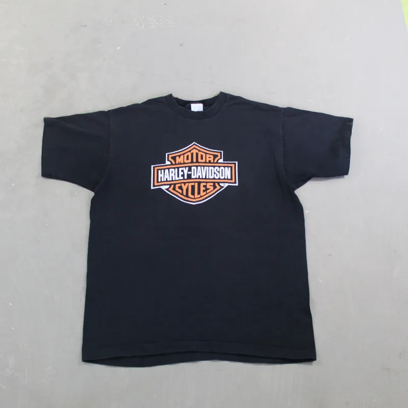 D- Vintage Harley Davidson Graphic Logo Single Stitch Tee sold by HG Vintage
