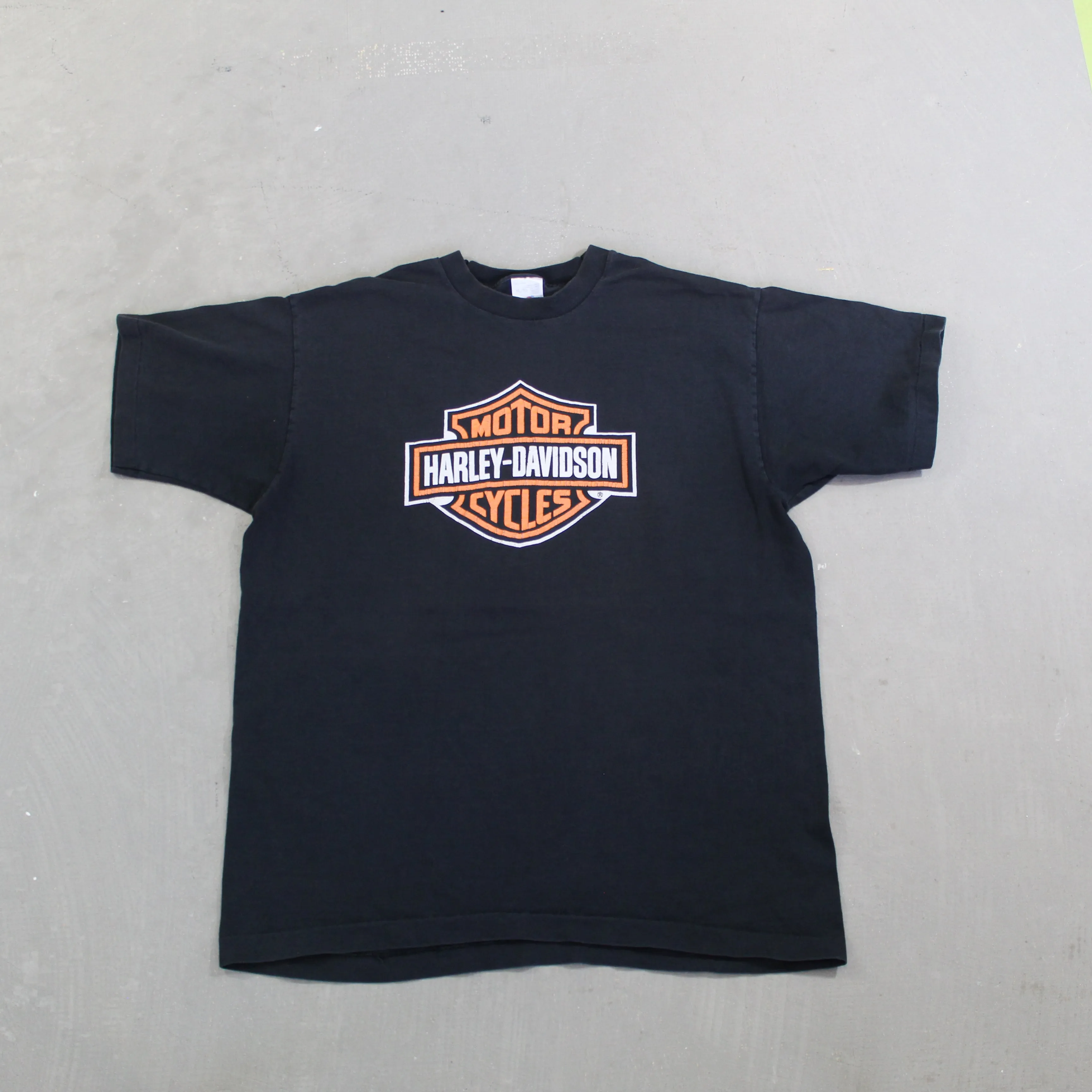 D- Vintage Harley Davidson Graphic Logo Single Stitch Tee sold by HG Vintage