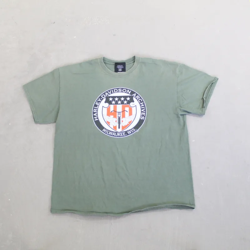 D-  2008 Harley Davidson Archives Milwaukee, Wis Tee sold by HG Vintage