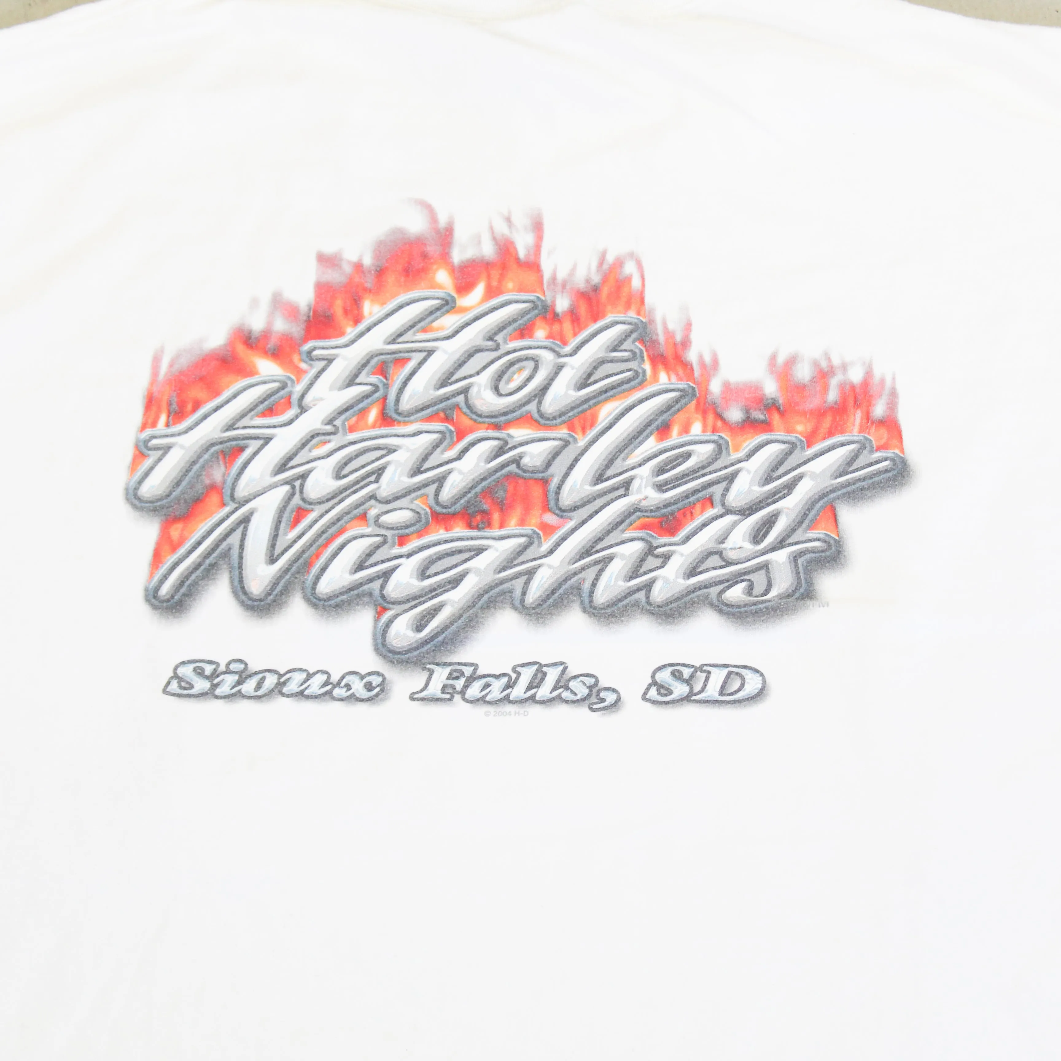 D- Vintage 2004 Harley Davidson Sioux Falls Flames Long Sleeve Tee sold by HG Vintage product image thumbnail 3