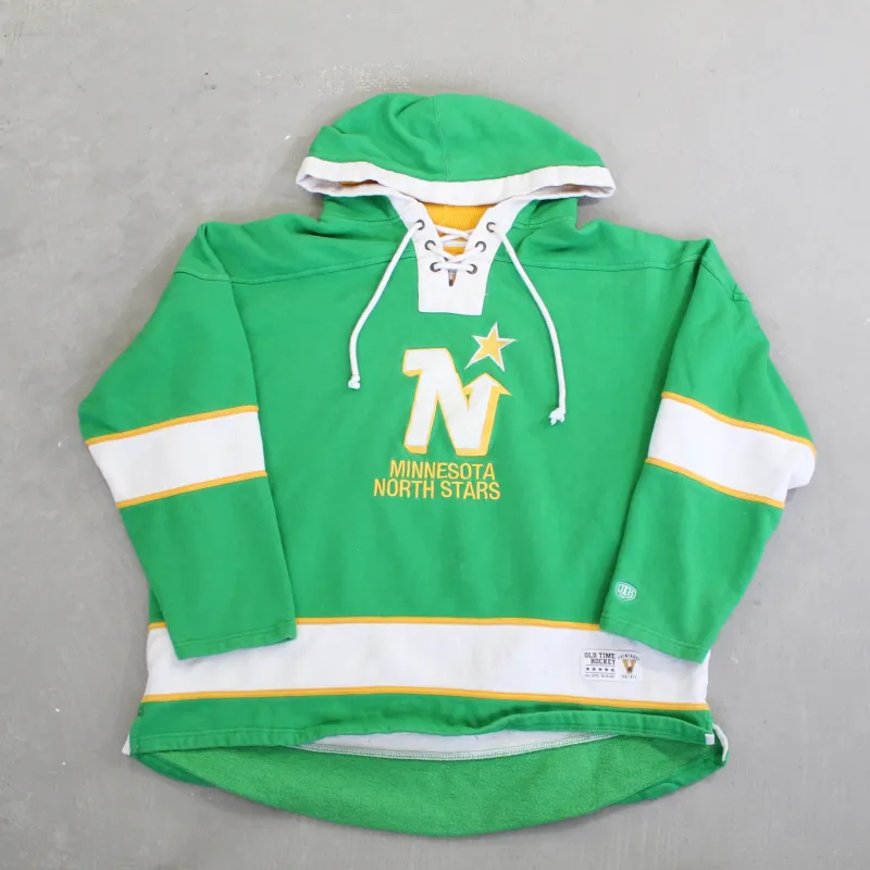 D- Vintage Minnesota North Stars NHL Old Time Hockey Jersey Hoodie sold by HG Vintage
