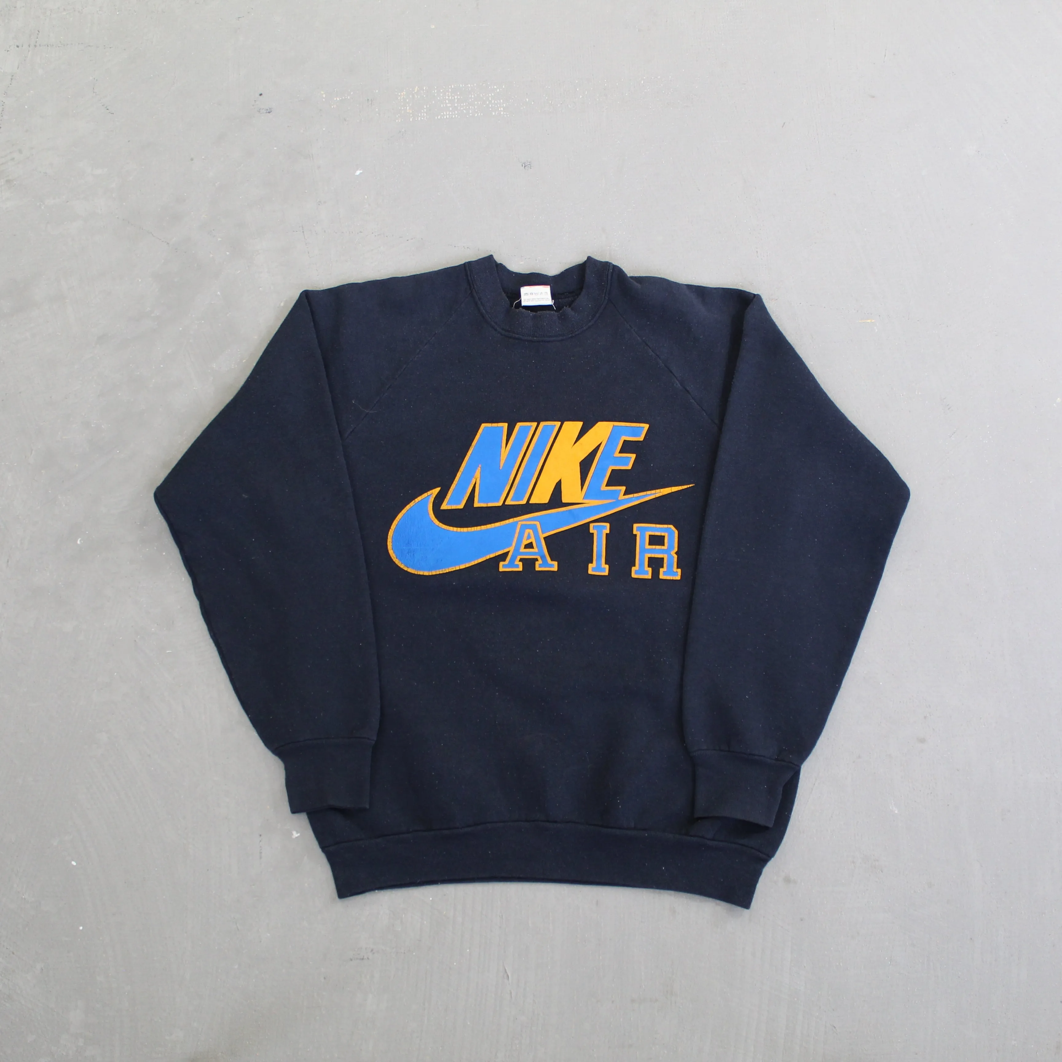 D- Vintage 90s Bootleg Nike Air Text & Swoosh Crewneck sold by HG Vintage