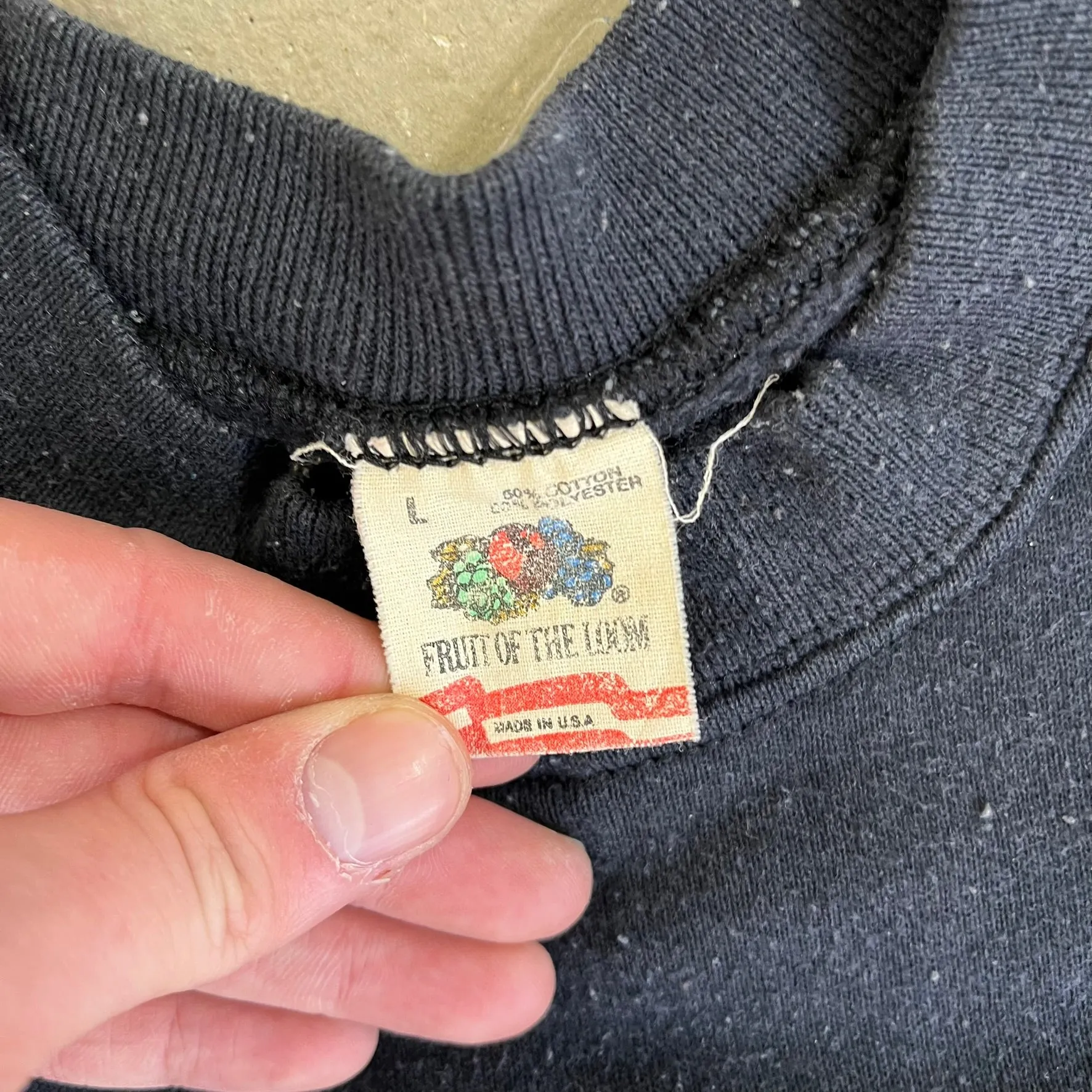 D- Vintage 90s Bootleg Nike Air Text & Swoosh Crewneck sold by HG Vintage product image thumbnail 3