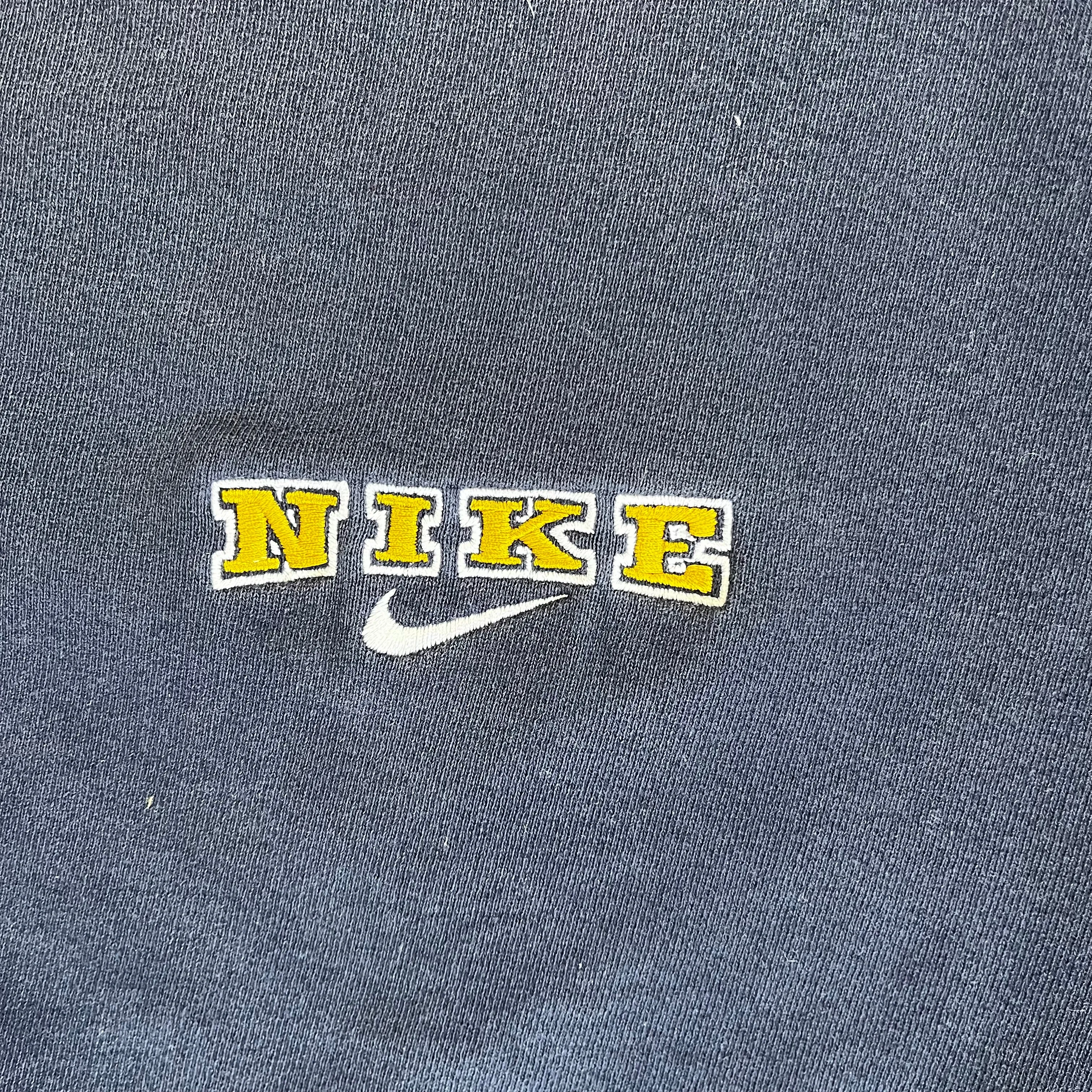 D- Vintage 90s Nike Chest Embroidered Text & Swoosh Crewneck sold by HG Vintage product image thumbnail 2