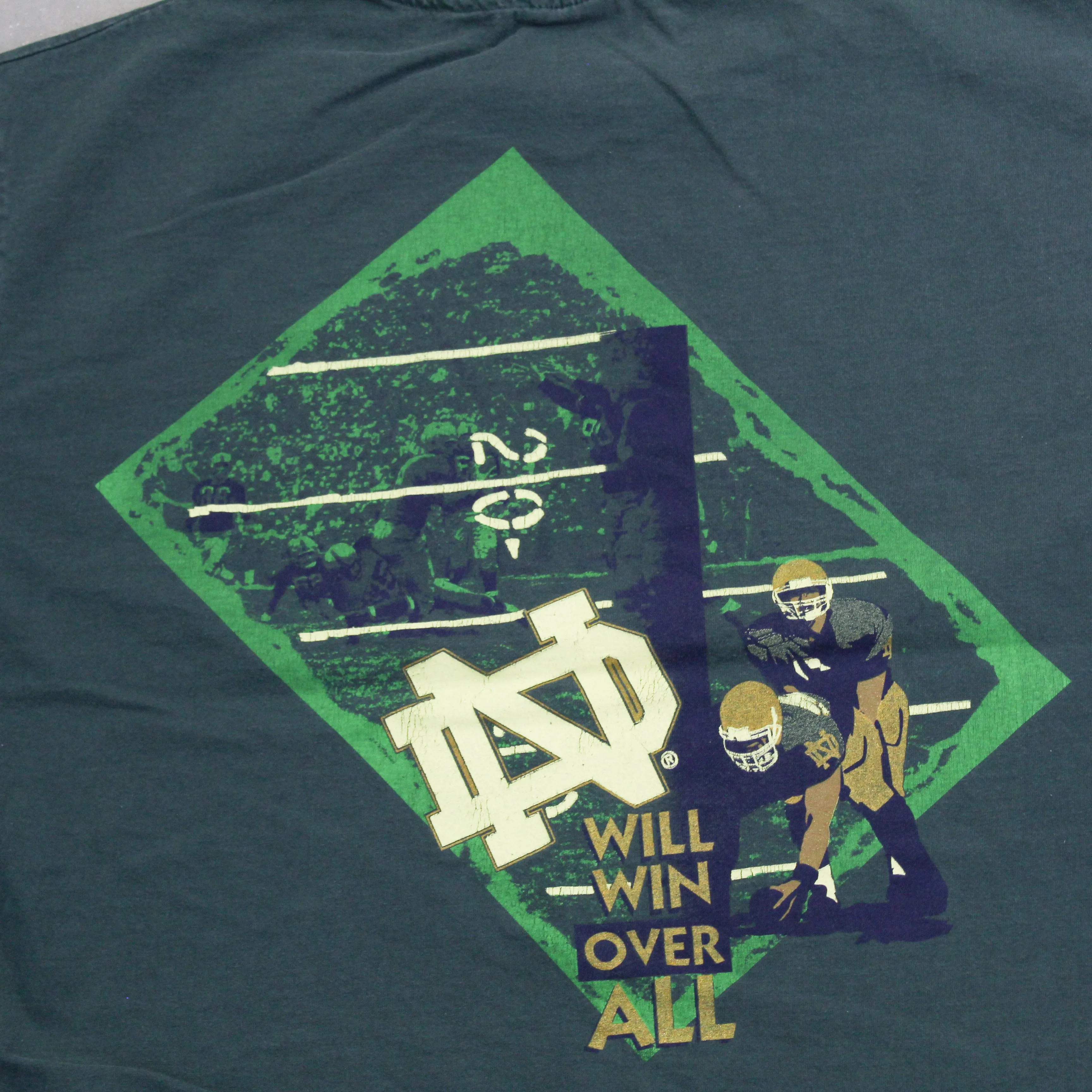 D- Vintage University Of Notre Dame Fighting Irish Football Champion Tee sold by HG Vintage product image thumbnail 4