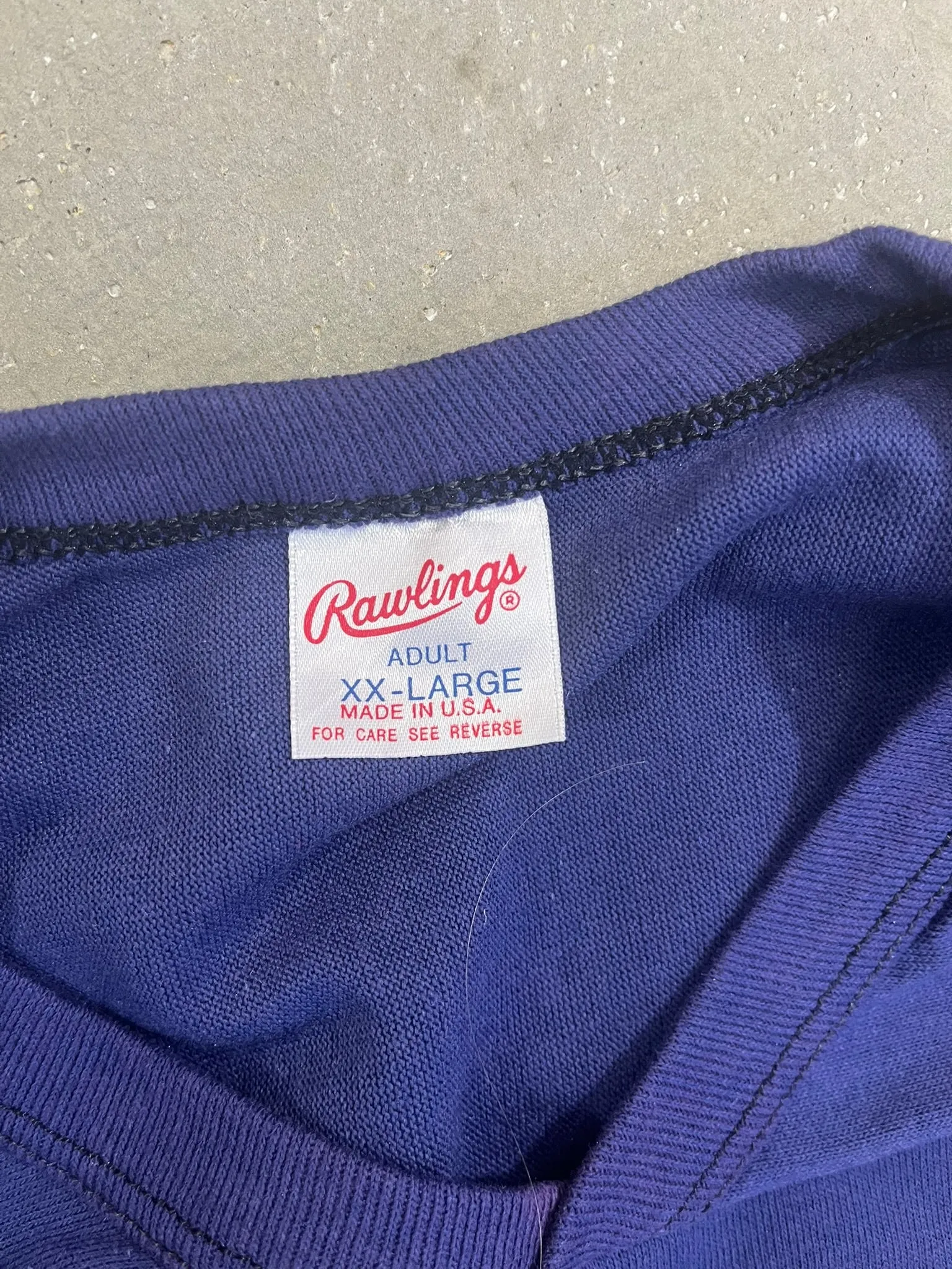 D- Vintage New York Giants NFL Rawlings Jersey Single Stitch Tee sold by HG Vintage product image thumbnail 3