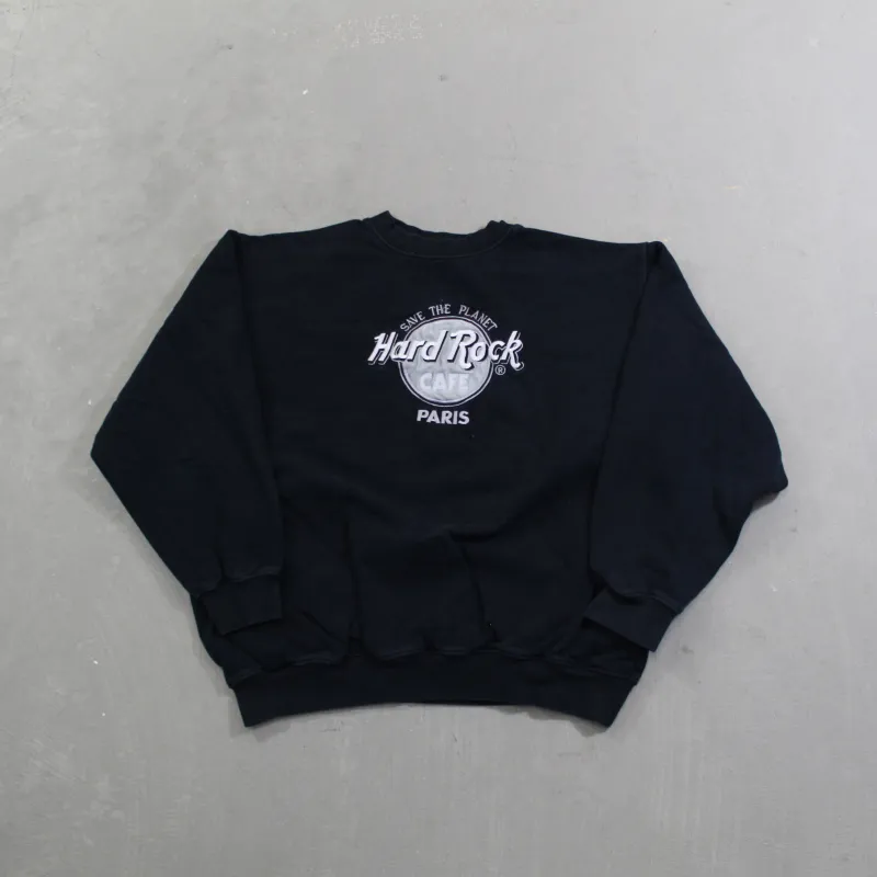 D- Vintage Hard Rock Cafe Paris France Crewneck sold by HG Vintage