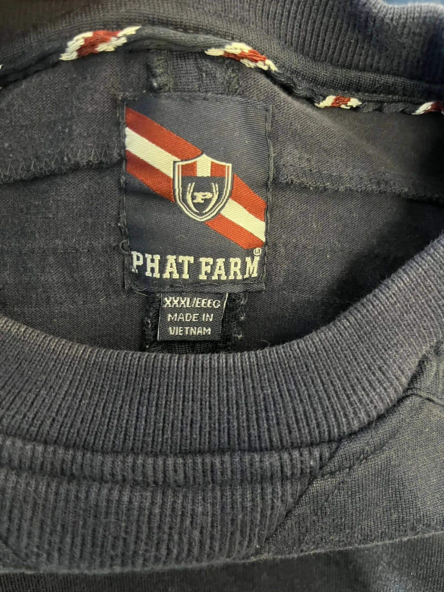 D- Vintage Phats Farm Embroidered Text Tee sold by HG Vintage product image thumbnail 3