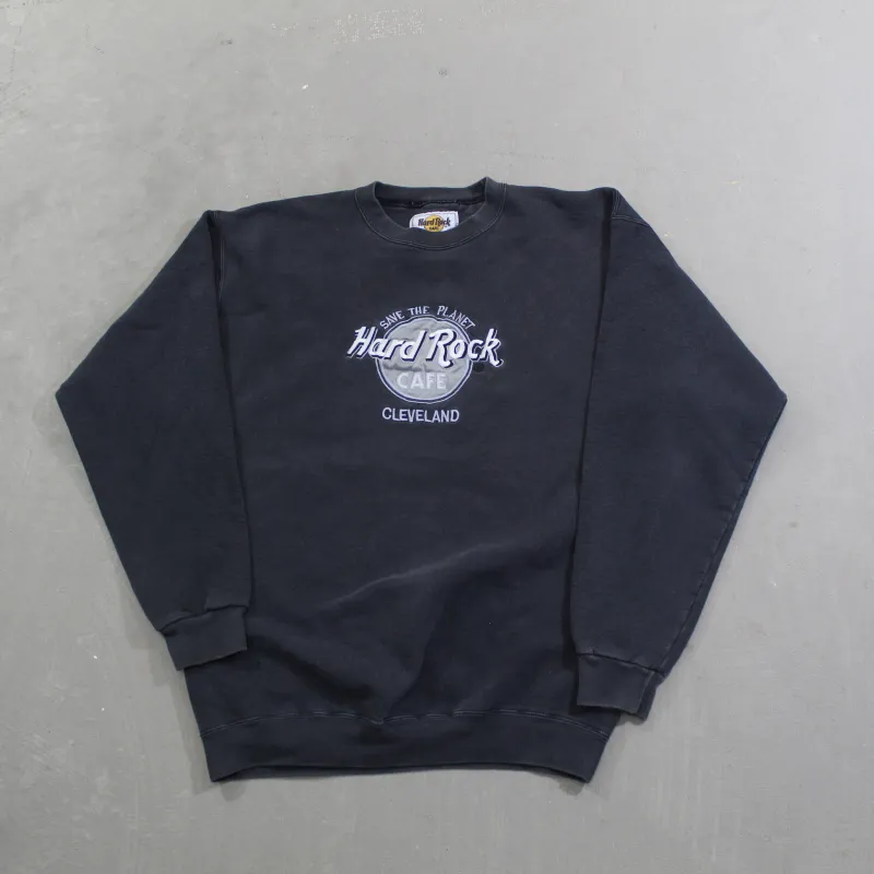 D- Vintage  Hard Rock Cafe Cleveland Crewneck sold by HG Vintage