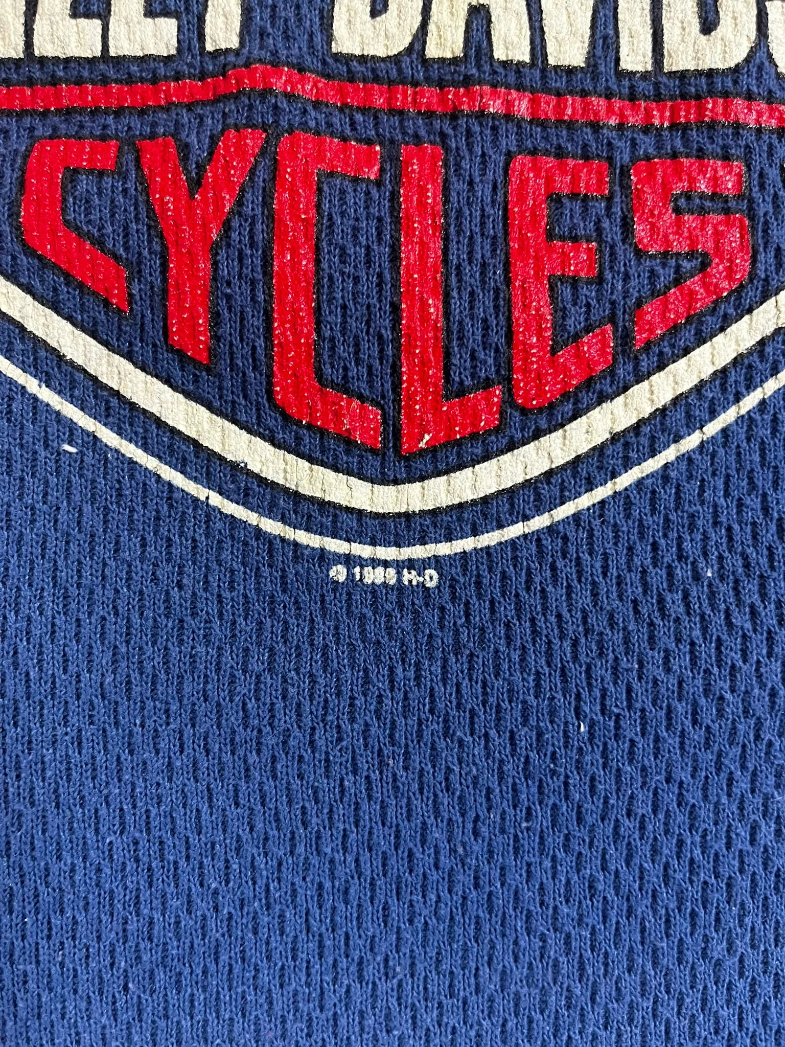 D- Vintage 1997 Harley Davidson Sturgis SD Waffle Long Sleeve sold by HG Vintage product image thumbnail 5