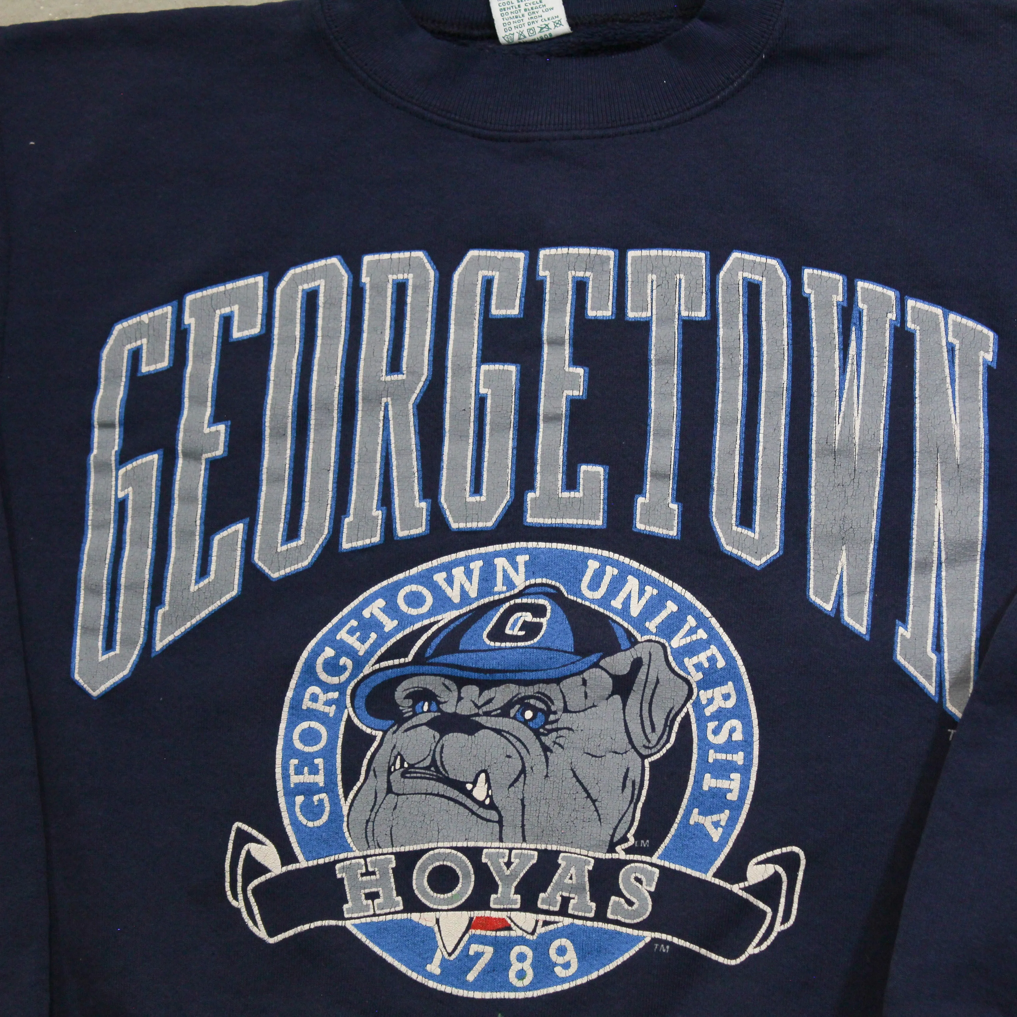 D- Vintage Georgetown University Hoyas Graphic Crewneck sold by HG Vintage product image thumbnail 2