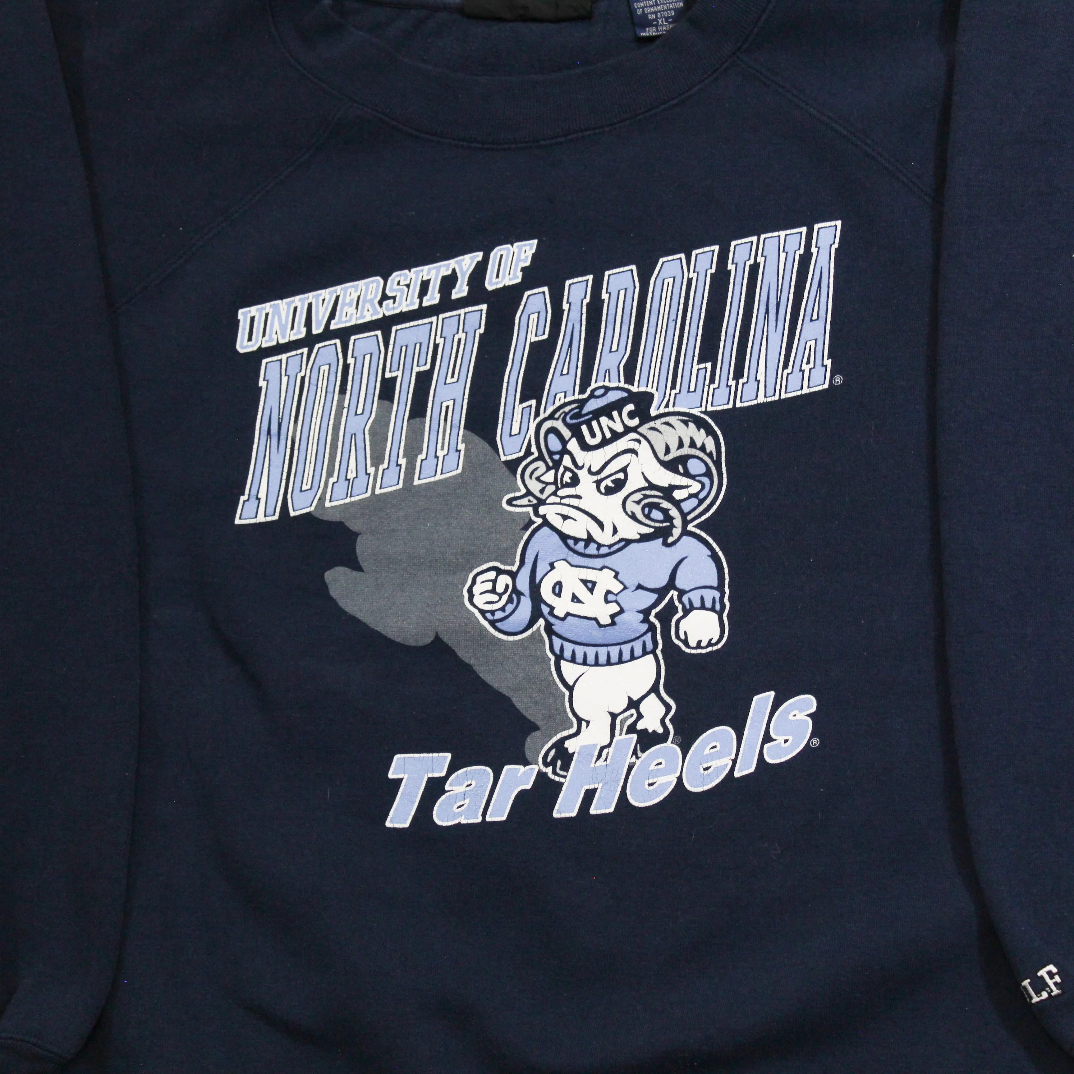 D- Vintage University Of North Carolina Tarheels Graphic Crewneck sold by HG Vintage product image thumbnail 2