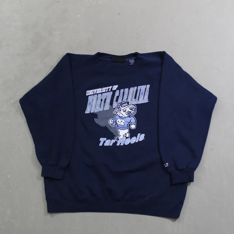 D- Vintage University Of North Carolina Tarheels Graphic Crewneck sold by HG Vintage
