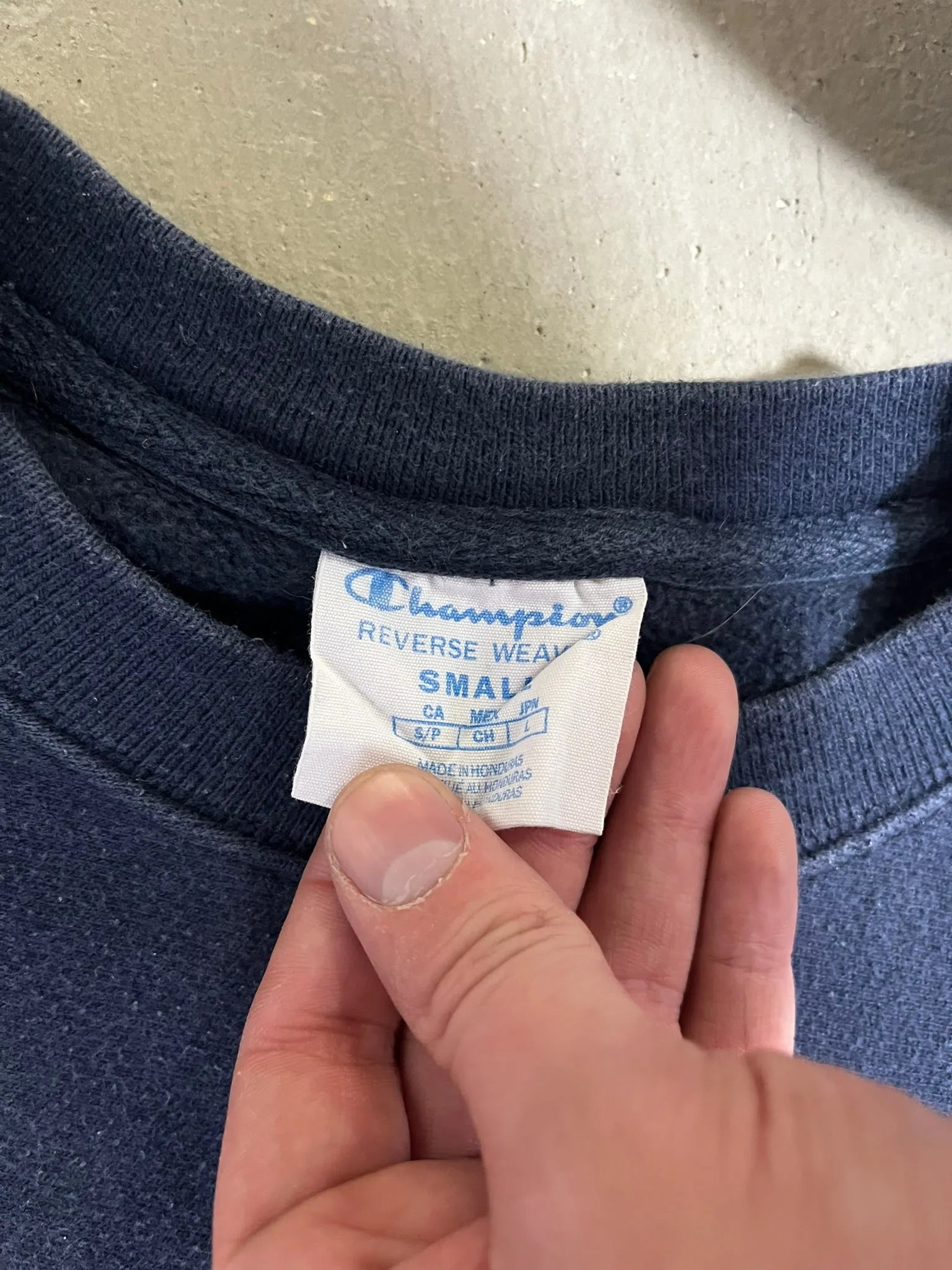 D- Vintage Champion Reverse Weave Military College Crewneck sold by HG Vintage product image thumbnail 3