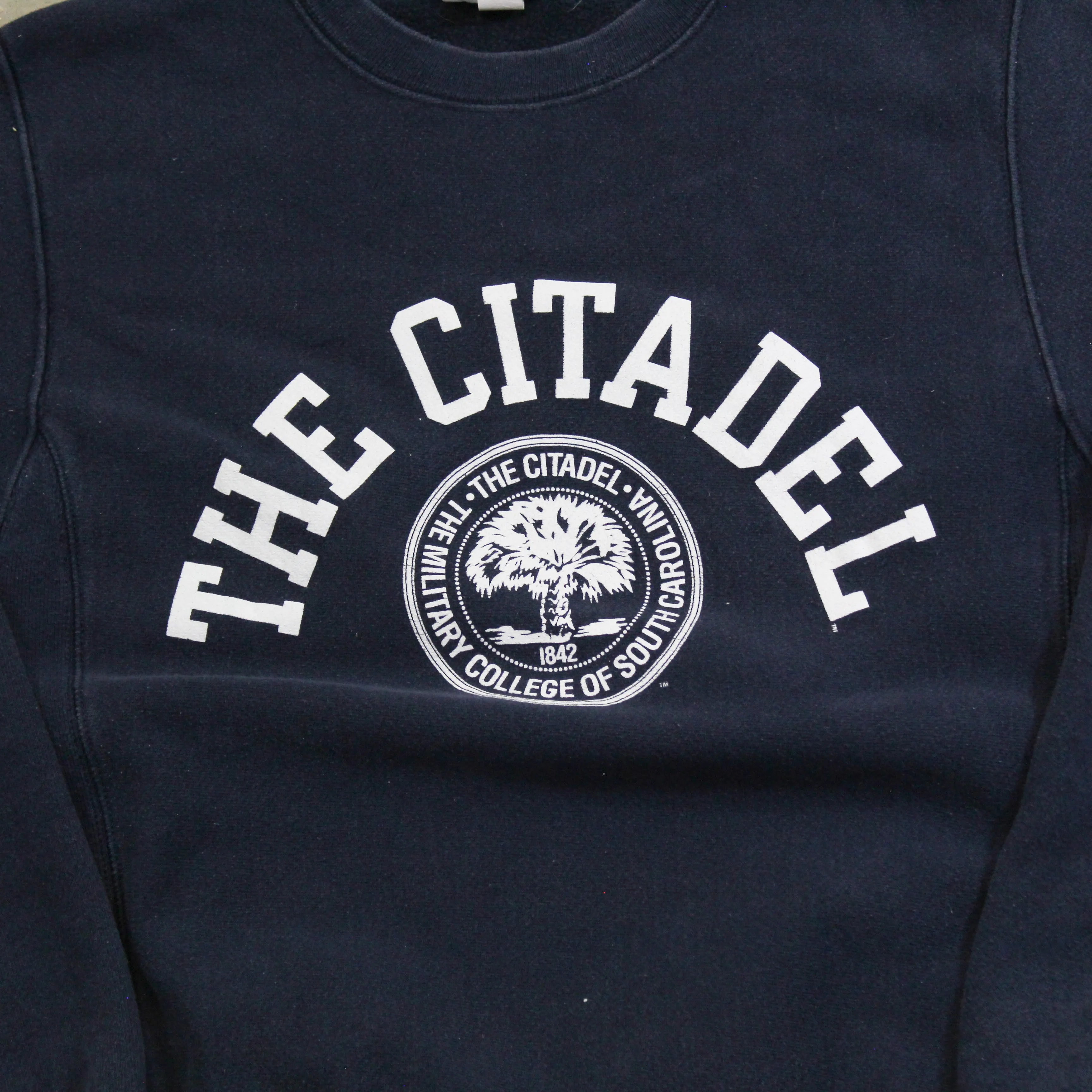D- Vintage Champion Reverse Weave Military College Crewneck sold by HG Vintage product image thumbnail 2