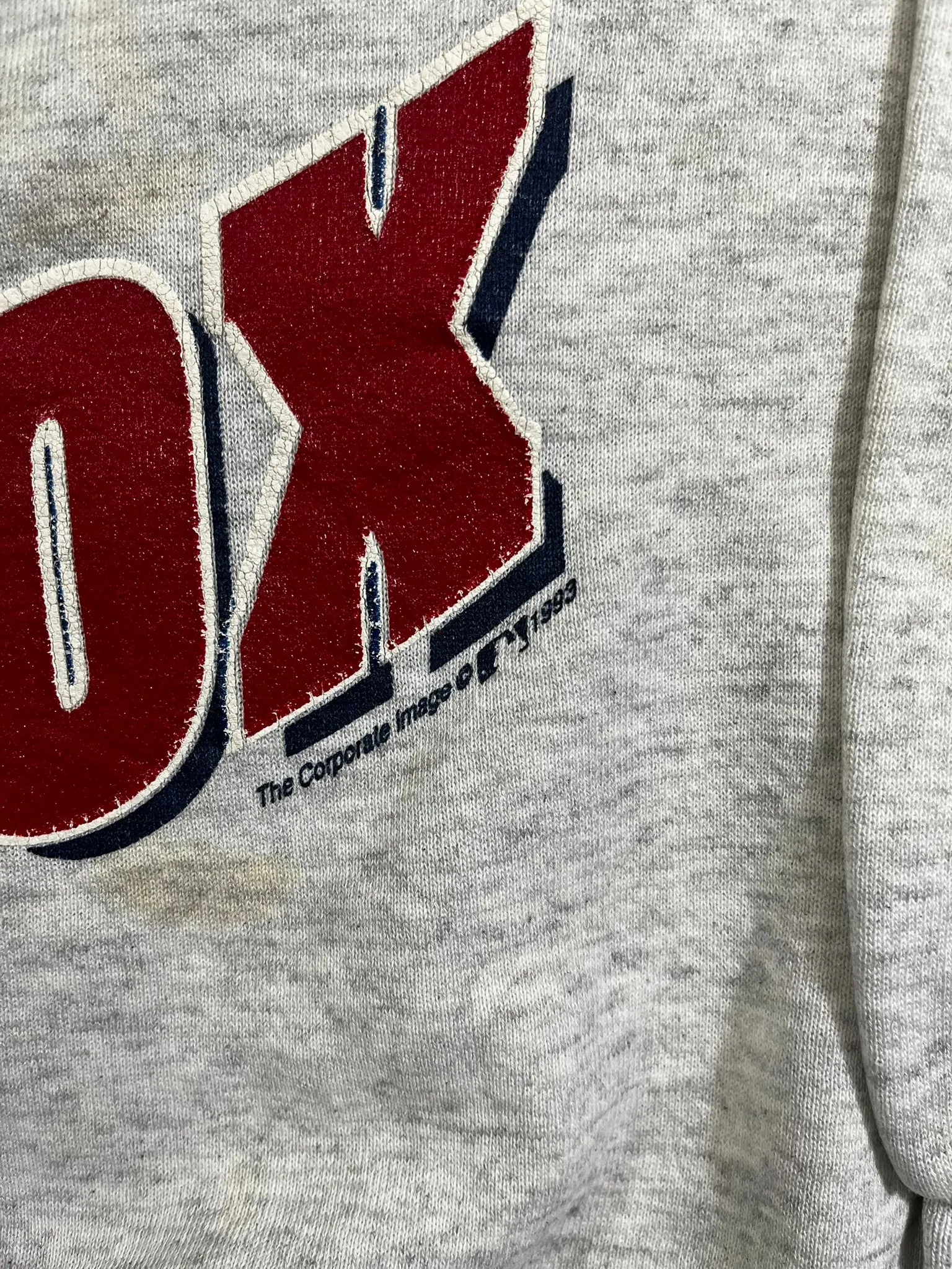 D- Vintage 1993 Boston Red Sox MLB Lee Logo & Text Crewneck sold by HG Vintage product image thumbnail 5