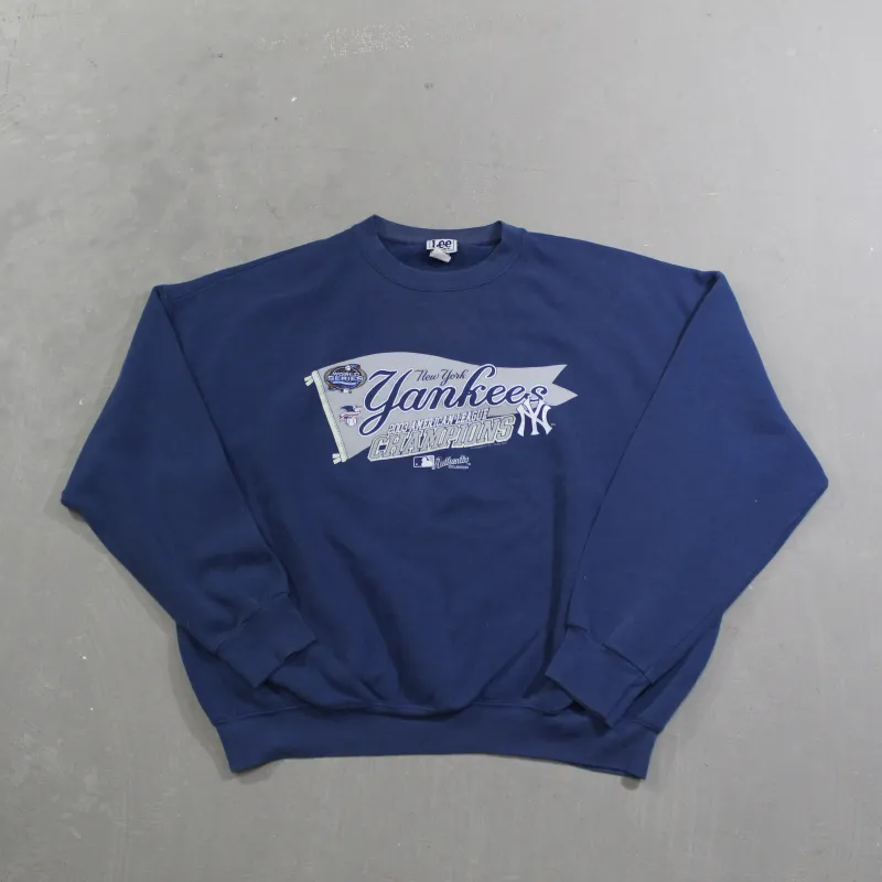 D- Vintage 2003 New York Yankees MLB American League Champs Crewneck sold by HG Vintage