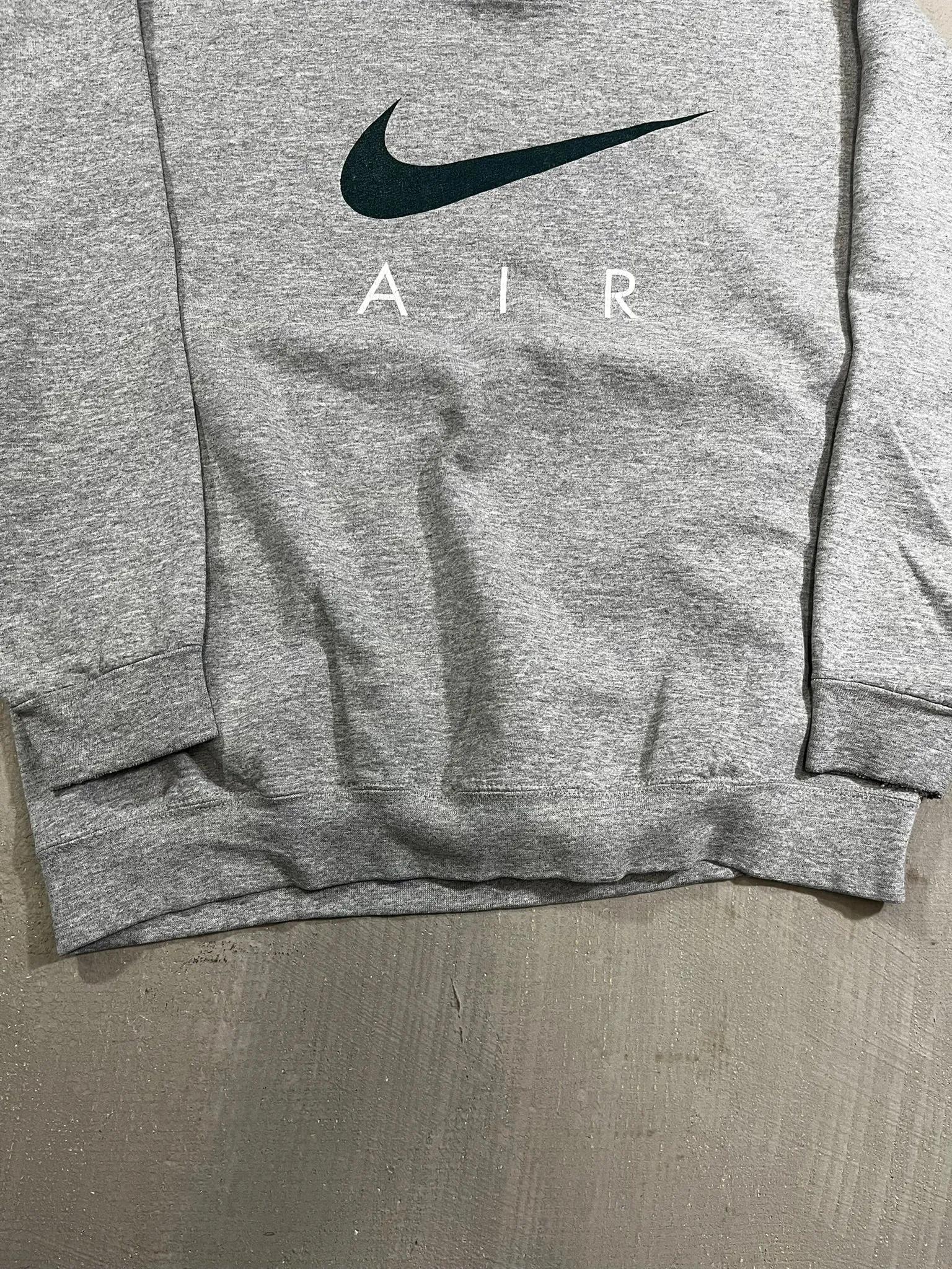 D- Vintage 90s Nike Air Text & Green Swoosh Graphic Crewneck sold by HG Vintage product image thumbnail 4