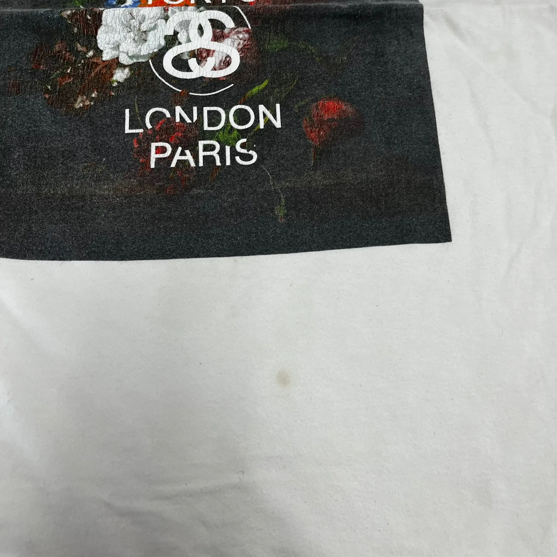 D- Vintage Stussy Flowers & Text Tee sold by HG Vintage product image thumbnail 5