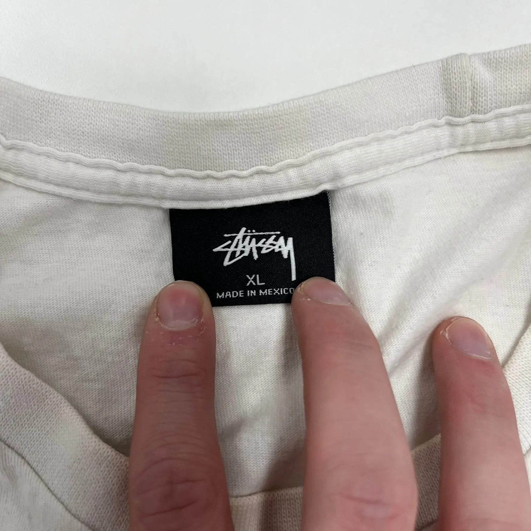 D- Vintage Stussy Flowers & Text Tee sold by HG Vintage product image thumbnail 3