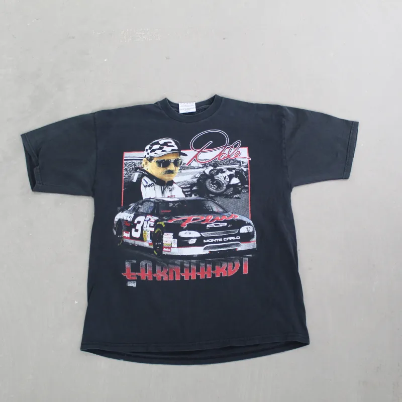 D- Vintage 1998 Nascar Dale Earnhardt Competitors View Car & Picture Tee sold by HG Vintage