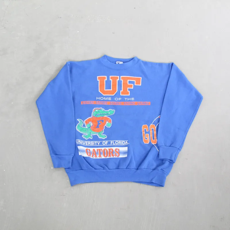D- Vintage Gators University Of Florida Jumbo Print Crewneck sold by HG Vintage