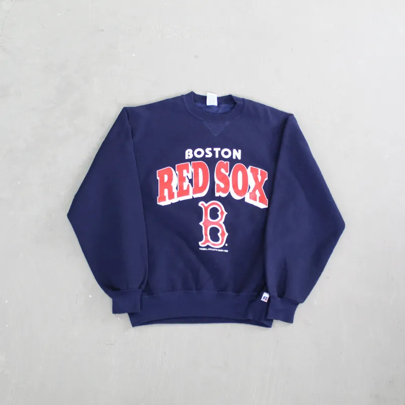D- Vintage 1992 Boston Red Sox MLB Russell Athletic Text Crewneck sold by HG Vintage