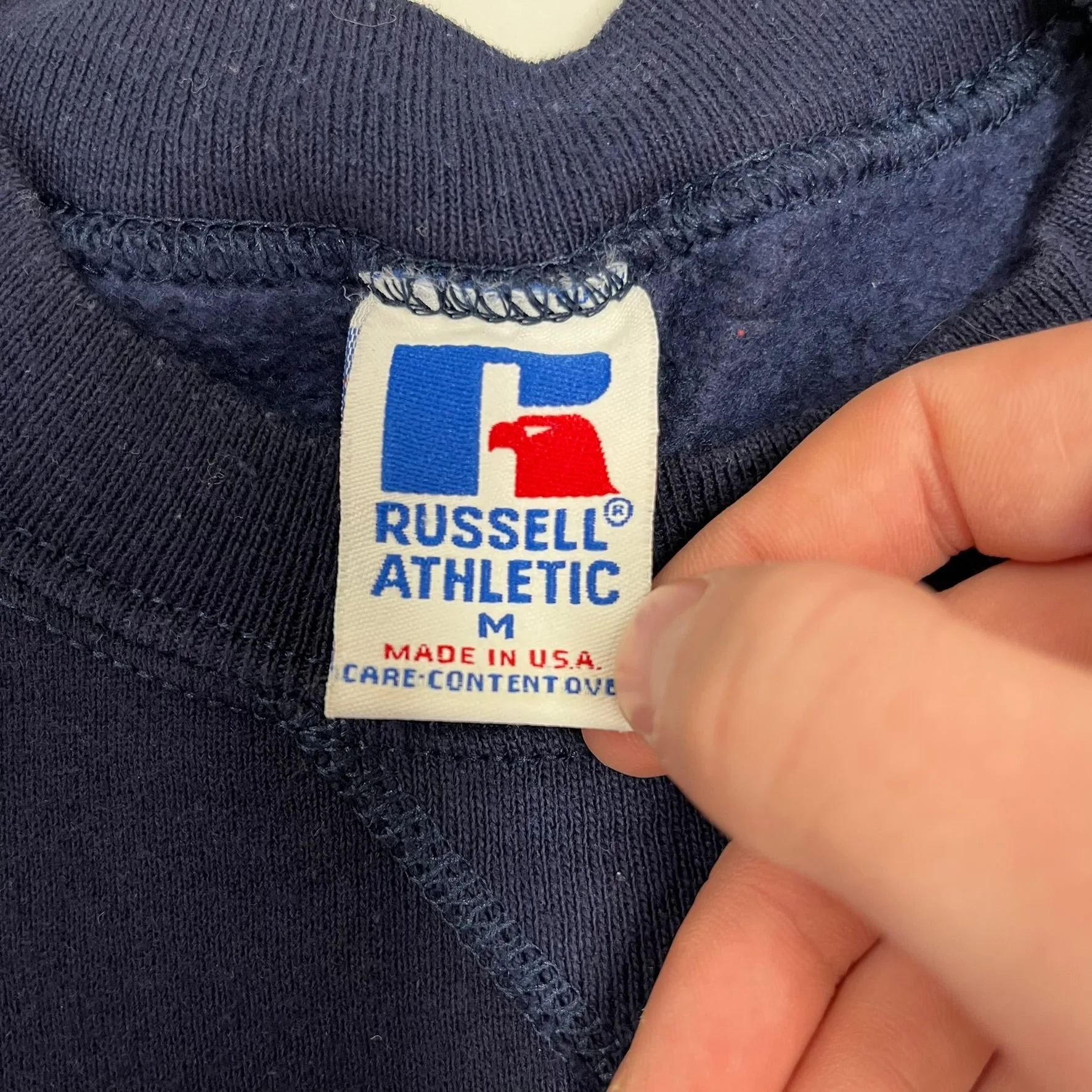 D- Vintage 1992 Boston Red Sox MLB Russell Athletic Text Crewneck sold by HG Vintage product image thumbnail 3