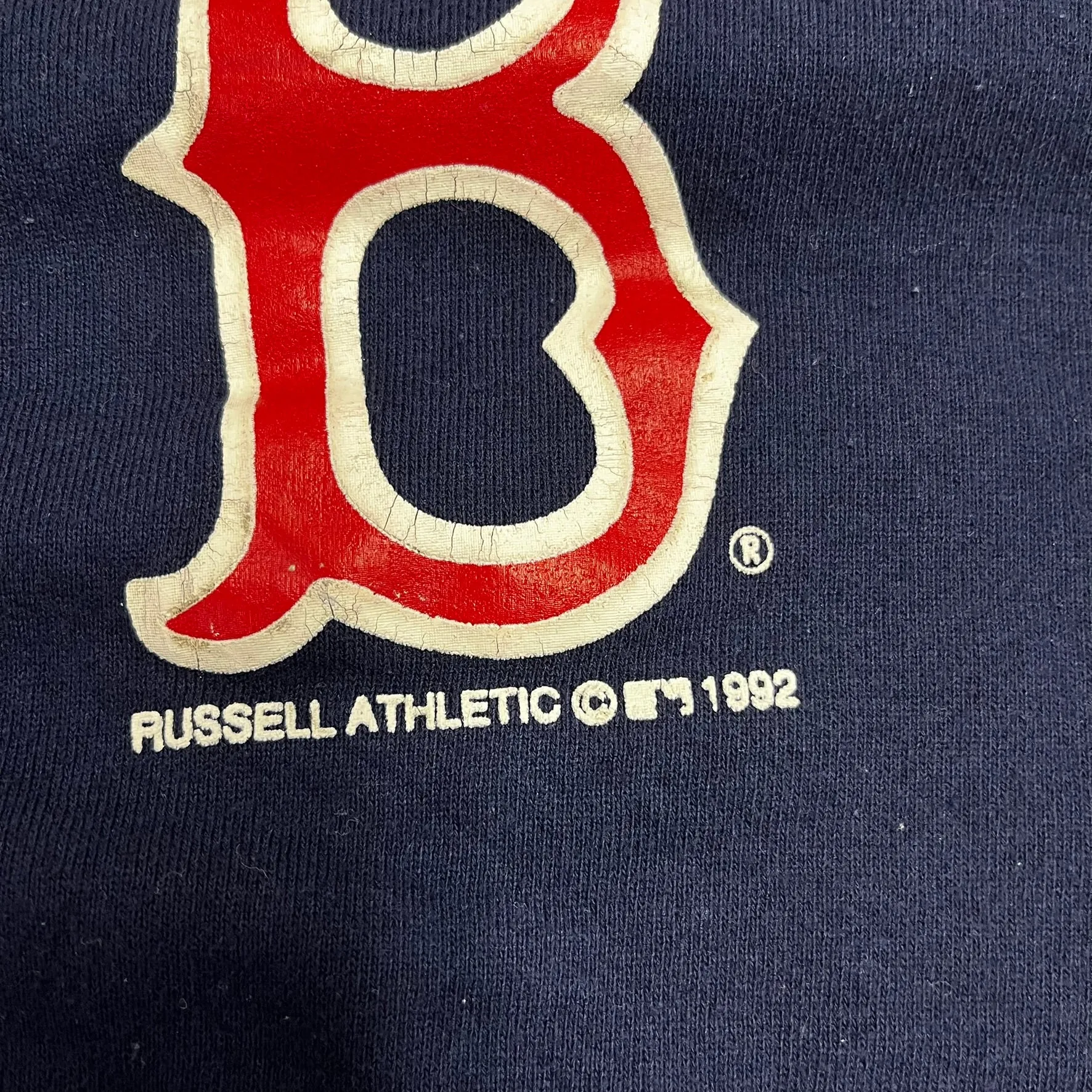 D- Vintage 1992 Boston Red Sox MLB Russell Athletic Text Crewneck sold by HG Vintage product image thumbnail 4