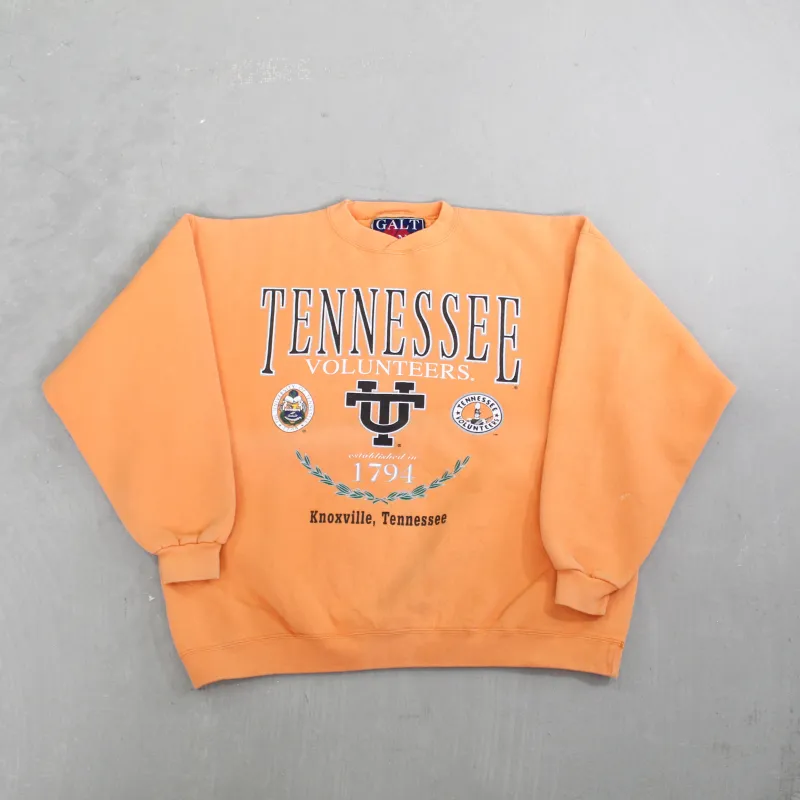 D- Vintage University Of Tennessee Volunteers Text Crewneck sold by HG Vintage