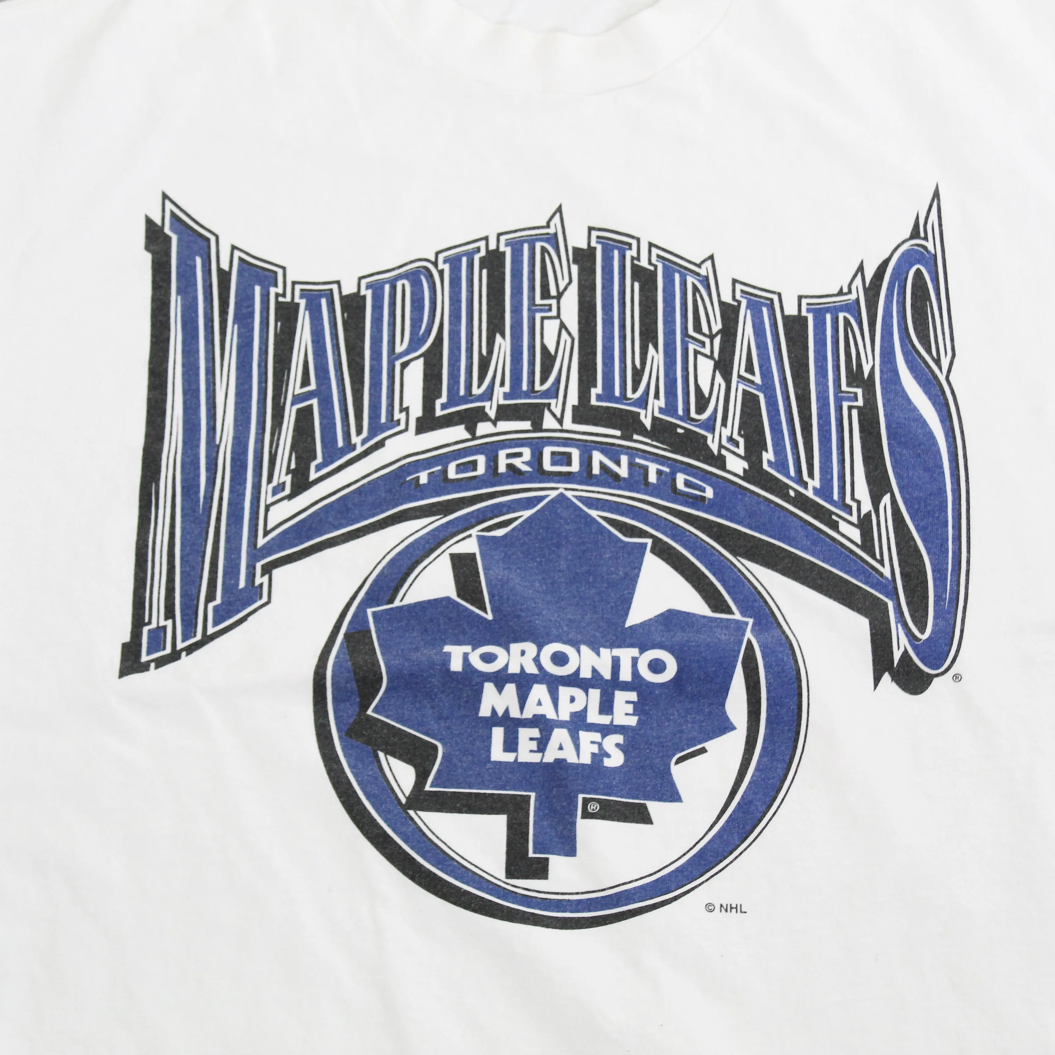 D- Vintage Toronto Maple Leafs NHL Single Stitch Logo Tee sold by HG Vintage product image thumbnail 2