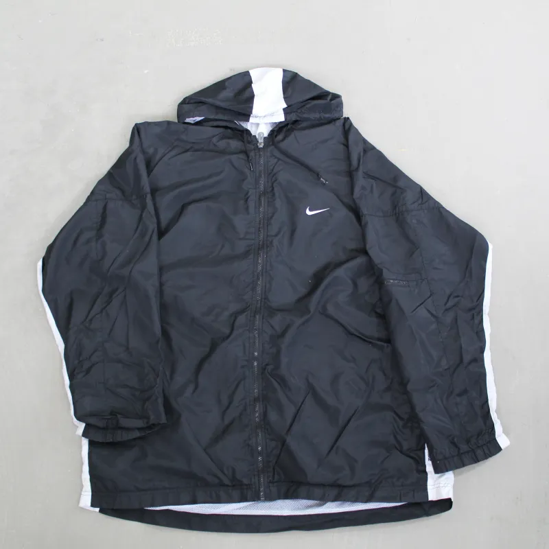 D- Vintage 90s Nike Hooded Zip Up Windbreaker Jacket sold by HG Vintage