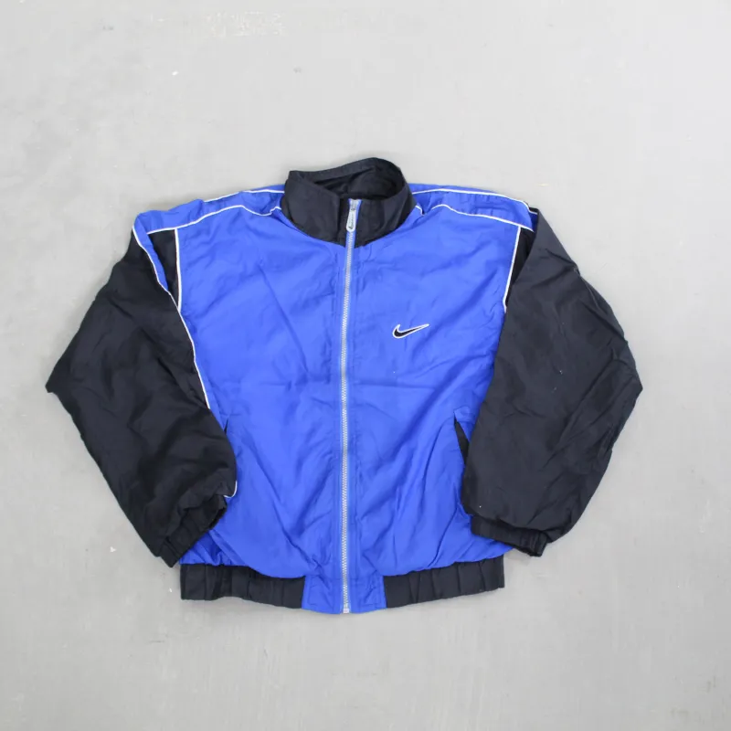 D- Vintage 90s Nike Zip Up Embroidered Swoosh Windbreaker sold by HG Vintage