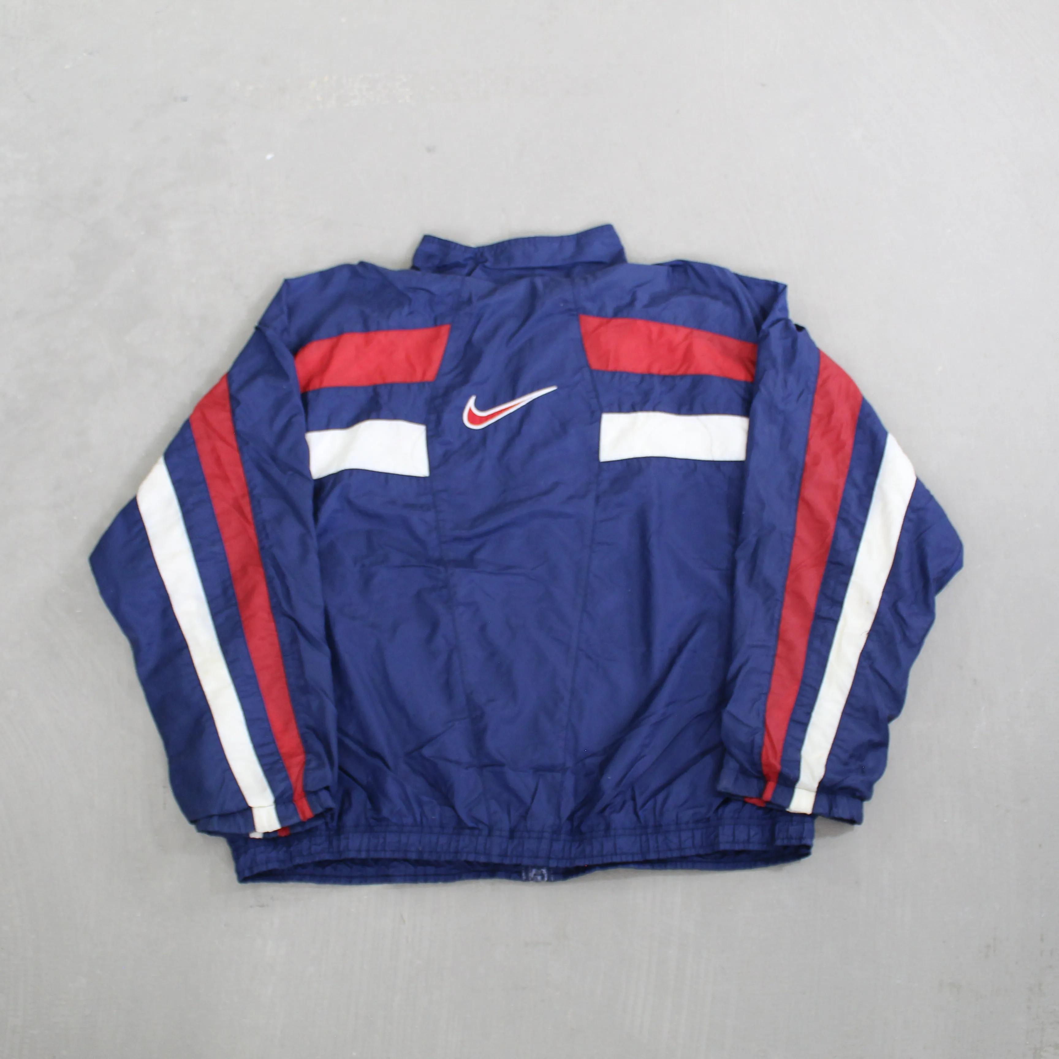D- Vintage 90s Nike Color Block Zip Up Windbreaker Navy/Red sold by HG Vintage product image thumbnail 3