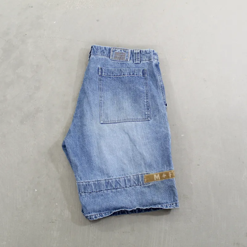 D- Vintage Marithé Francois Girbaud Denim Carpenter Jorts made by HG Vintage