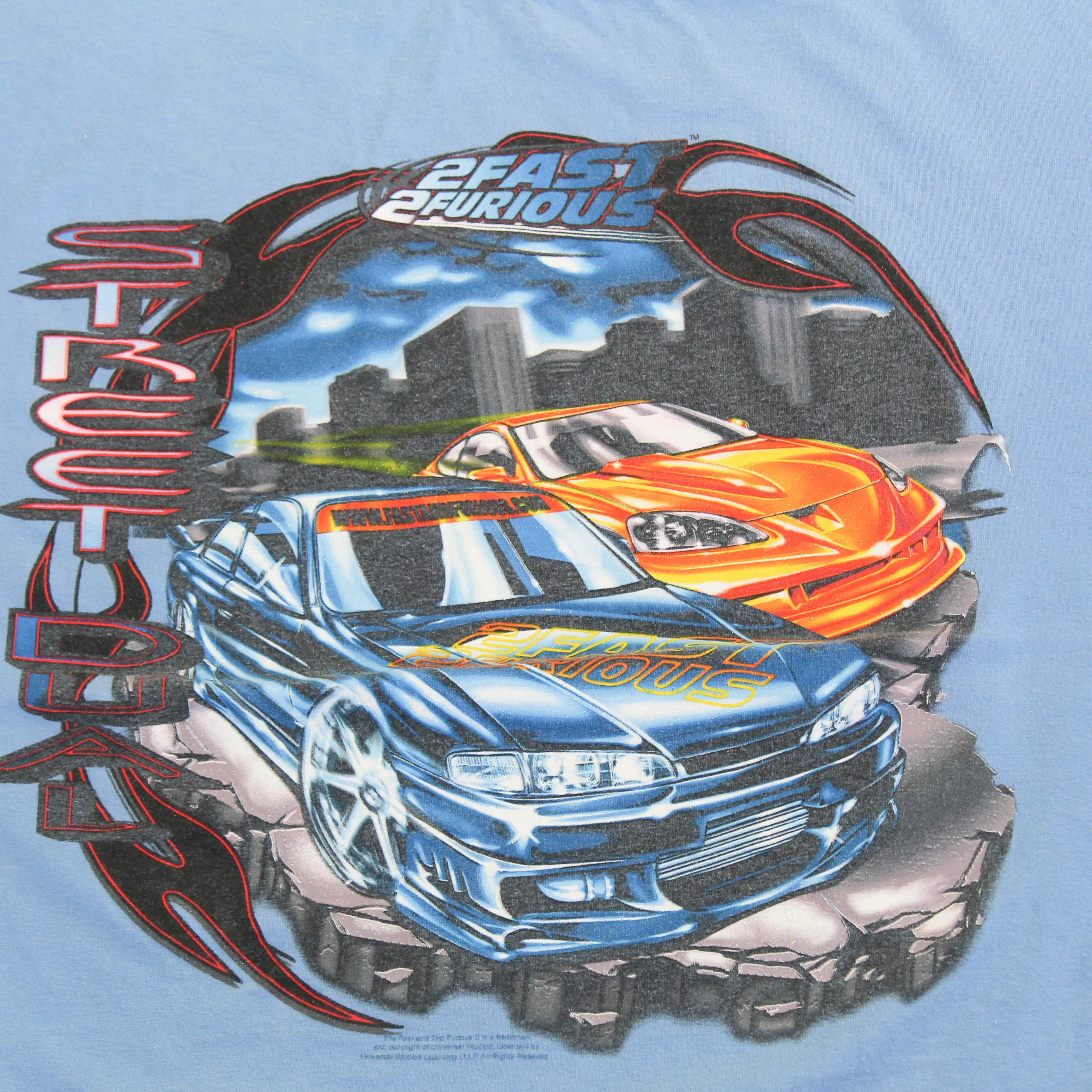 D- Vintage 2003 2 Fast 2 Furious Street Dual Graphic Tee sold by HG Vintage product image thumbnail 2