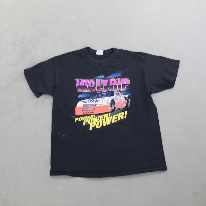 D- Vintage 1993 Nascar Waltrip Power! Single Stitch Tee sold by HG Vintage