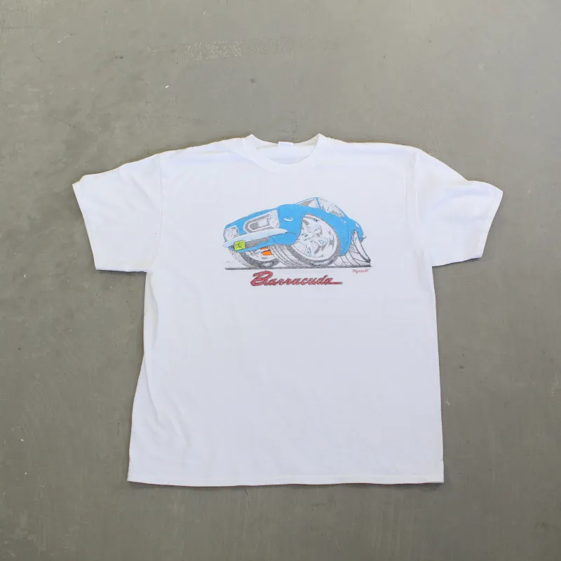 D- Vintage Plymouth Barracuda Car Graphic Tee sold by HG Vintage