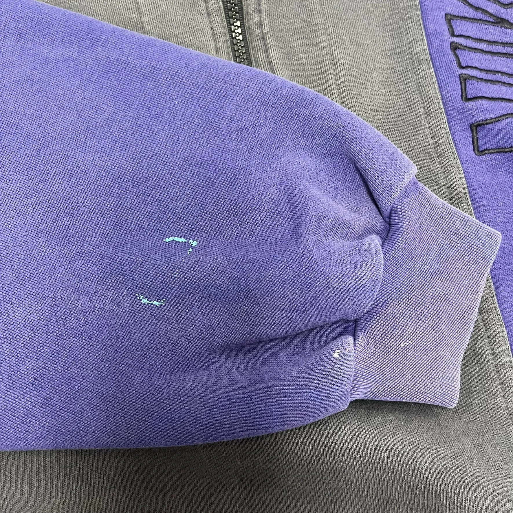 D- Vintage 90s Nike Embroidered Text & Swoosh Quarter Zip Crewneck sold by HG Vintage product image thumbnail 5