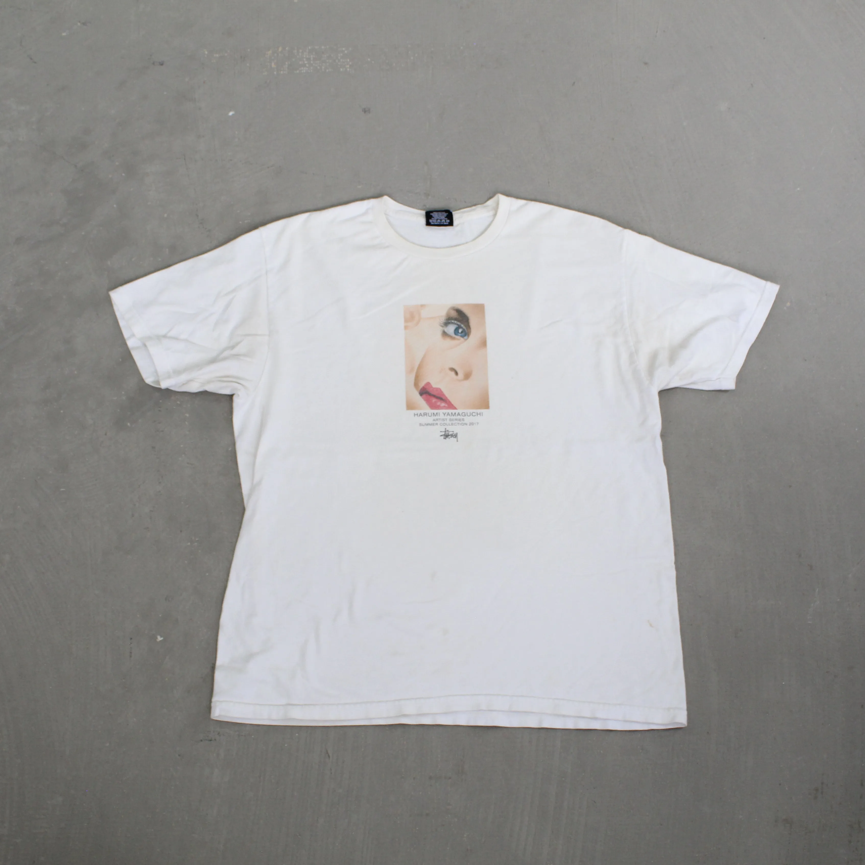D- Stussy Harumi Yamaguchi Art Series SS17 Tee sold by HG Vintage