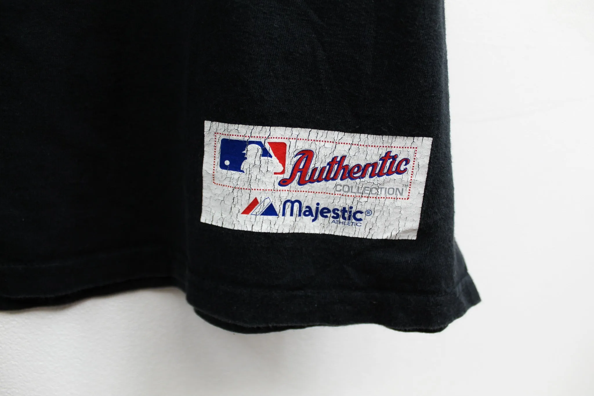 X - MLB Majestic Authentic New York Mets Script Tee sold by HG Vintage product image thumbnail 3